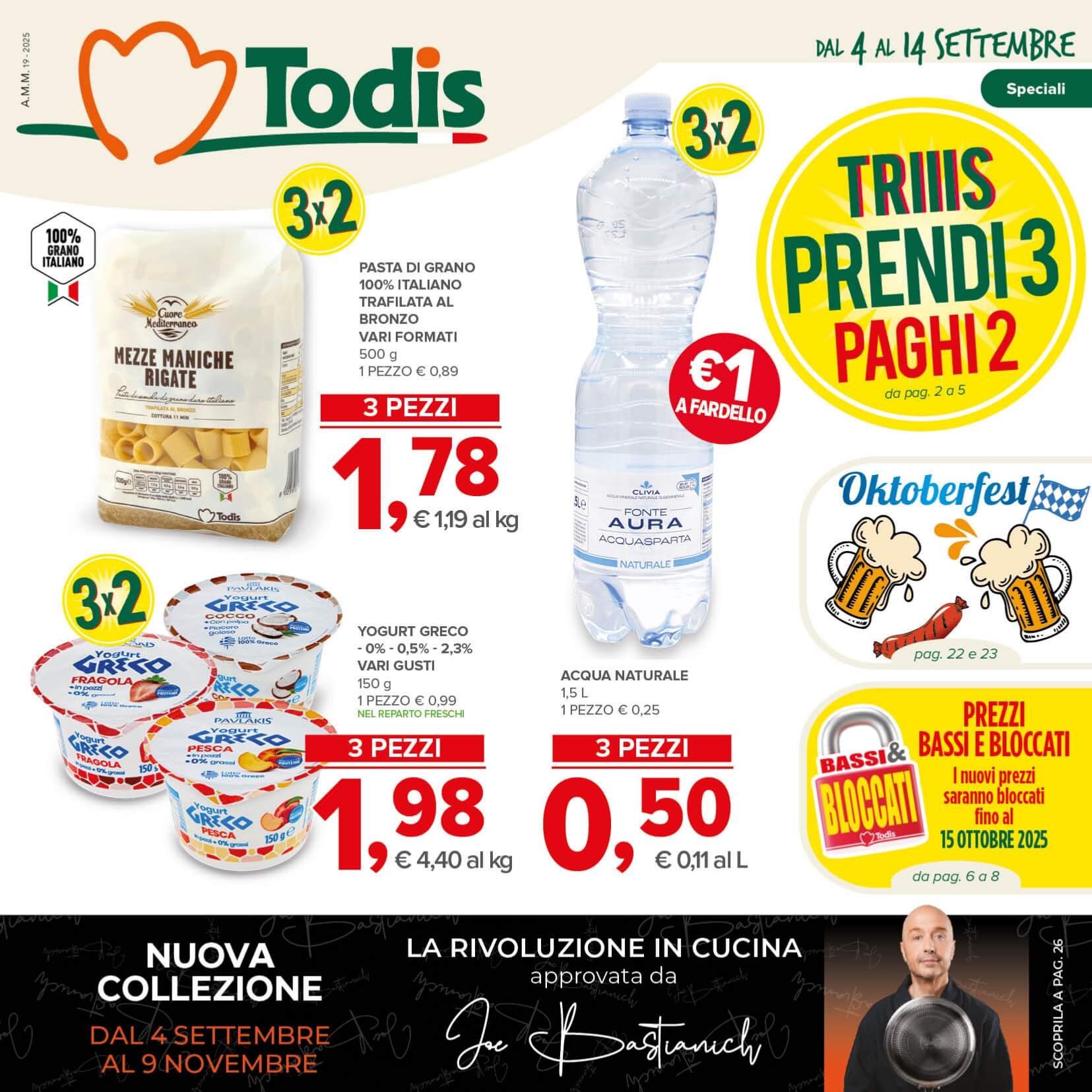 todis - Volantino Todis valido dal 04/09 al 14/09
