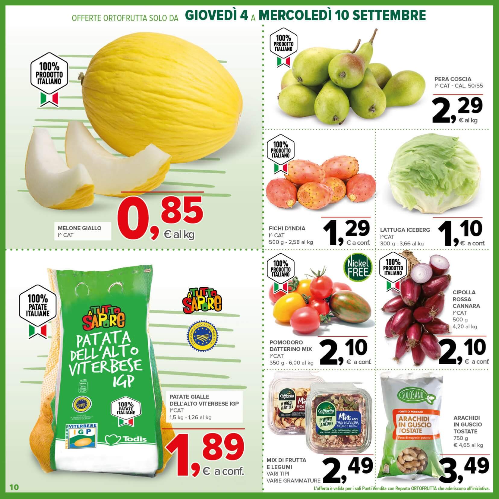 todis - Volantino Todis valido dal 04/09 al 14/09 - page: 10