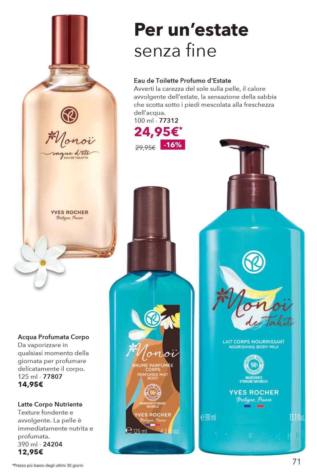 yves-rocher - Volantino Yves Rocher valido dal 29/08 al 22/09 - page: 71