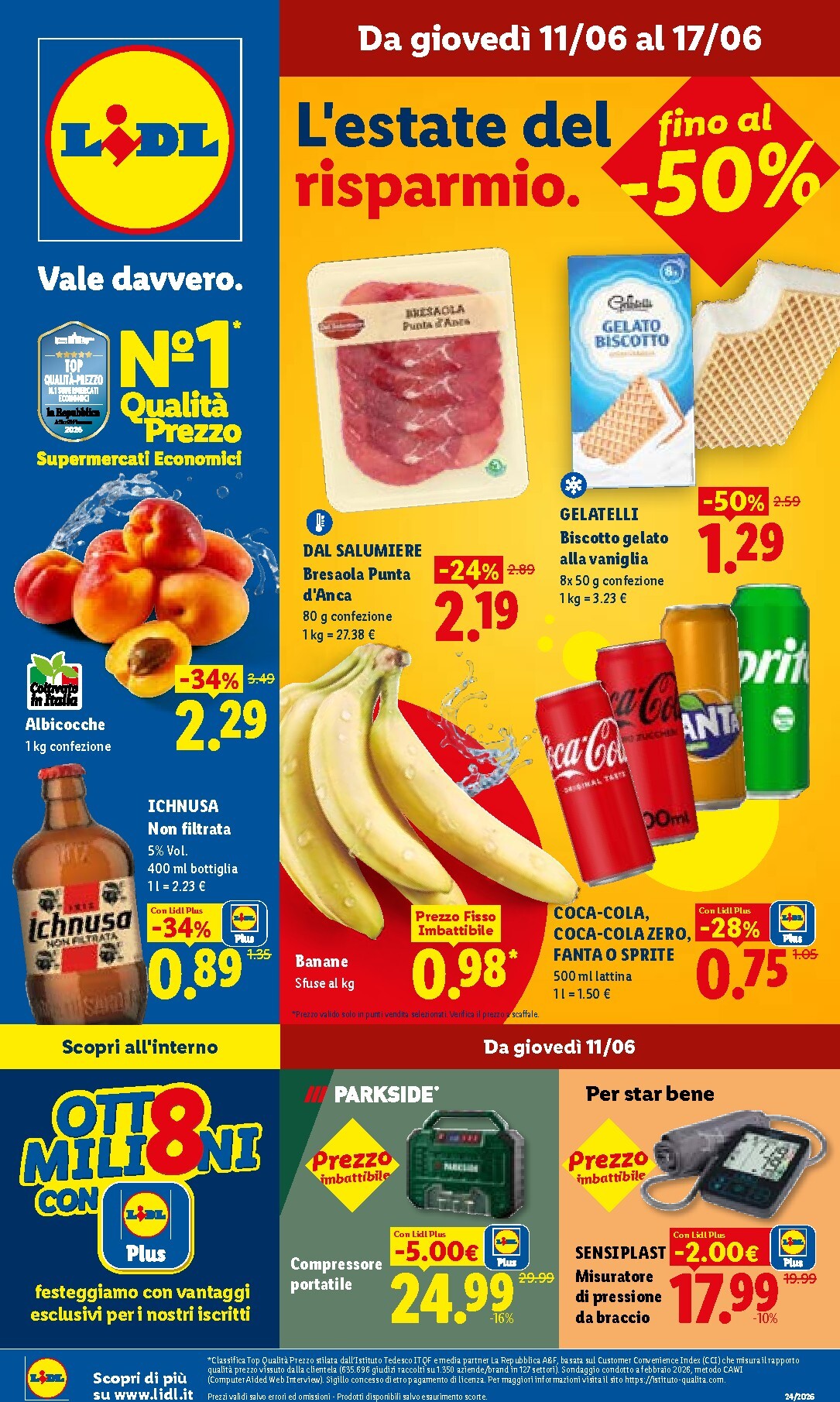 lidl - Volantino Lidl per la prossima settimana dal giovedì 11/06/2026 al mercoledì 17/06/2026