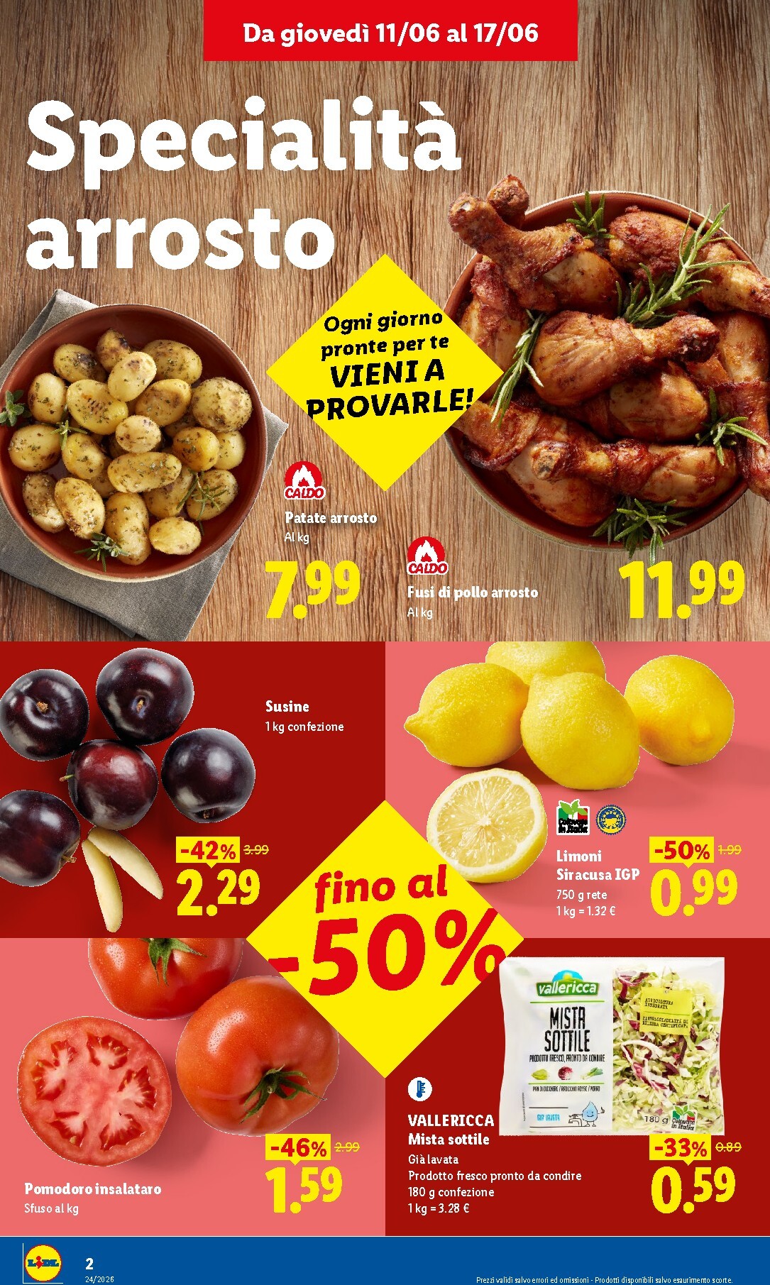 lidl - Volantino attuale di Lidl - Nuova apertura Augusta valido dal giovedì 11/06/2026 al mercoledì 17/06/2026 - page: 2