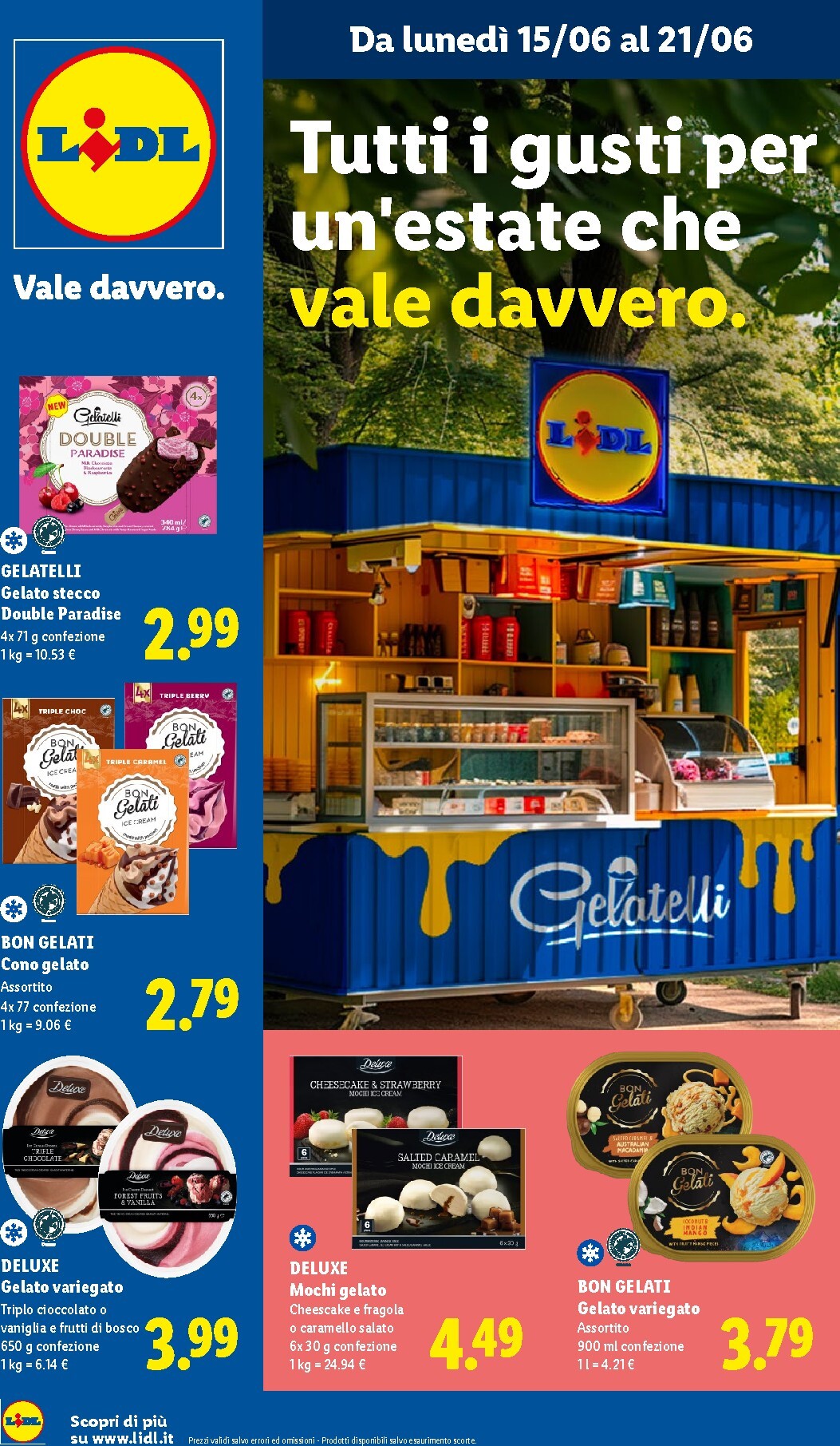 lidl - Volantino attuale di Lidl - Gelatelli valido dal lunedì 15/06/2026 al domenica 21/06/2026