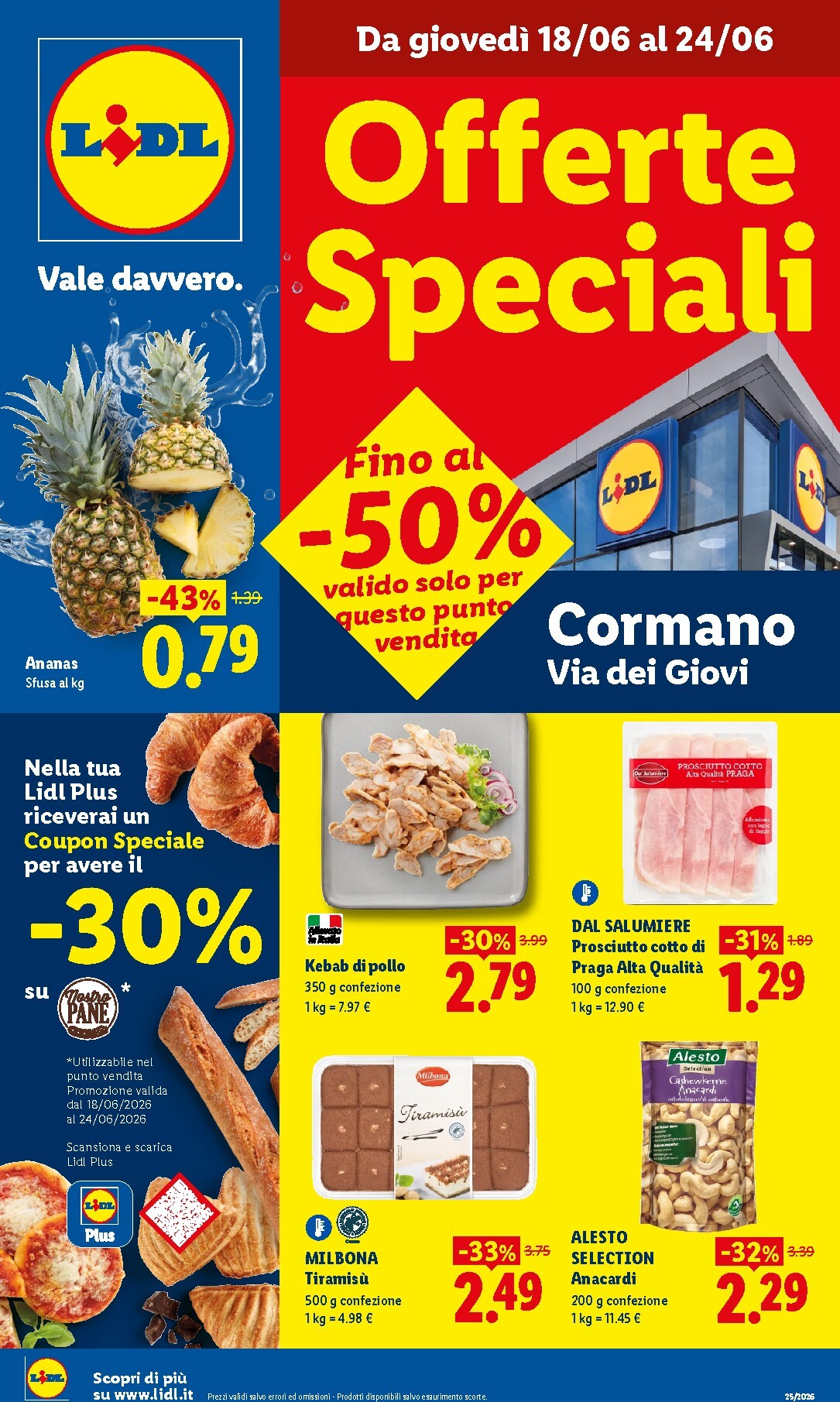 lidl - Volantino attuale di Lidl - Cormano valido dal giovedì 18/06/2026 al mercoledì 24/06/2026