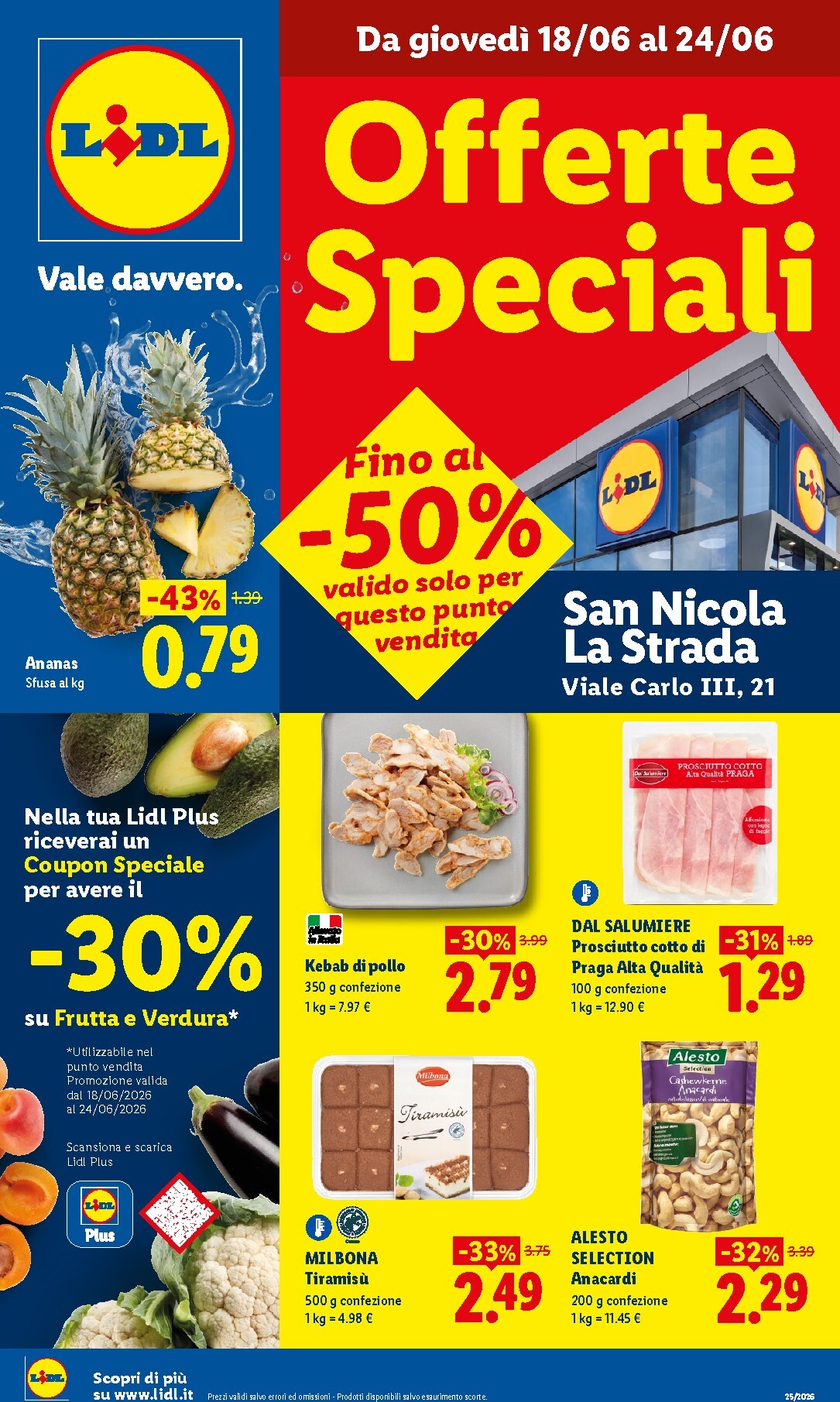 lidl - Volantino attuale di Lidl - S. Nicola La Str. valido dal giovedì 18/06/2026 al mercoledì 24/06/2026