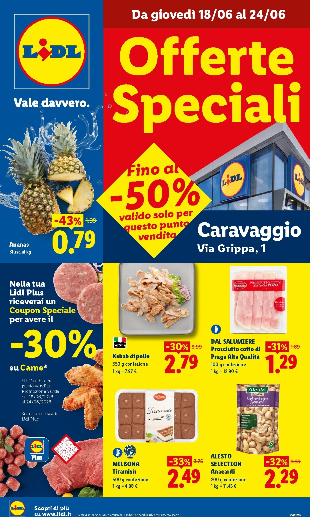 lidl - Volantino attuale di Lidl - Caravaggio valido dal giovedì 18/06/2026 al mercoledì 24/06/2026