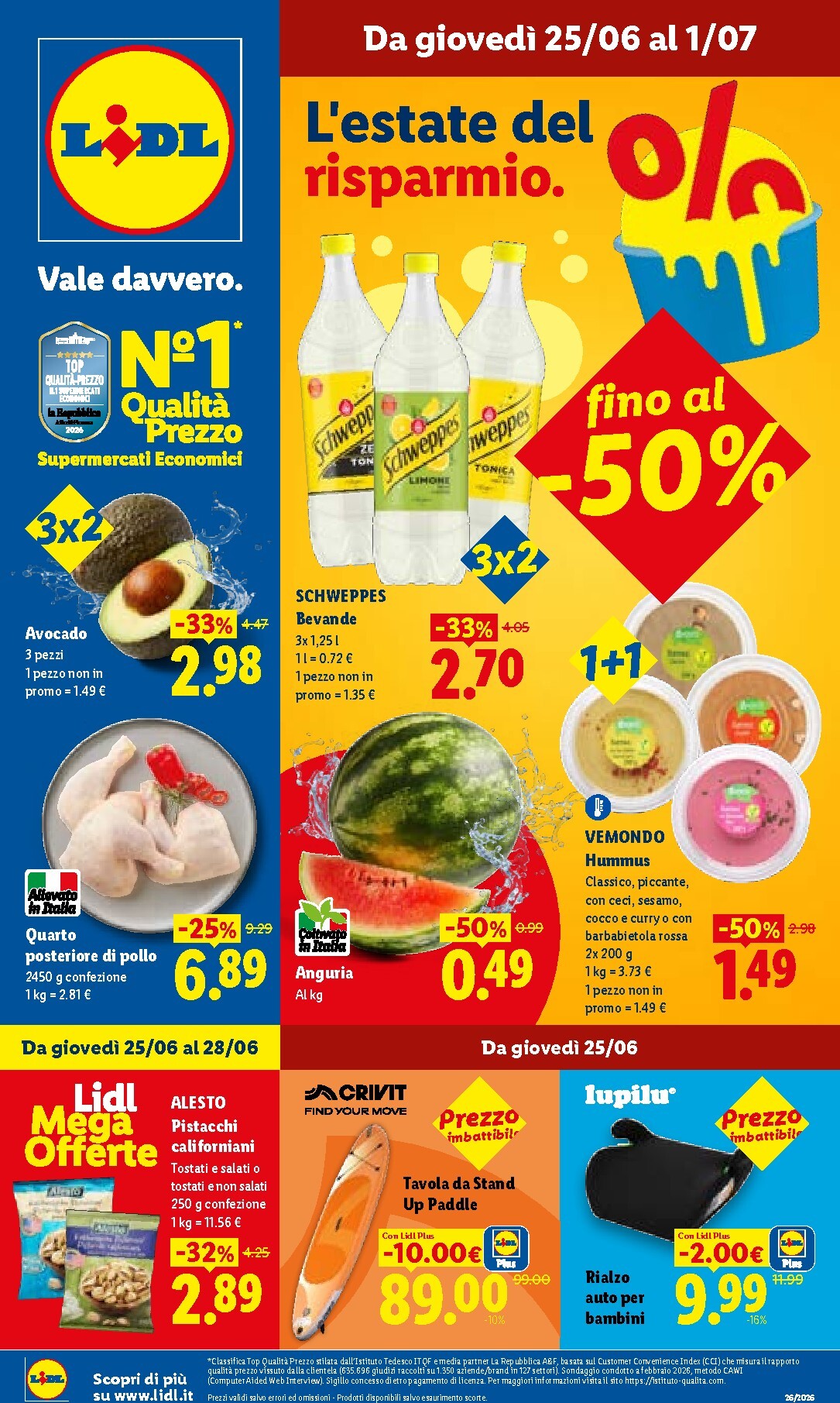 lidl - Volantino Lidl per la prossima settimana dal giovedì 25/06/2026 al mercoledì 01/07/2026