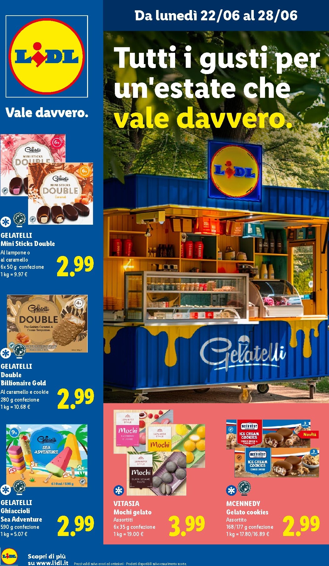 lidl - Volantino attuale di Lidl - Tutti i gusti dell'estate valido dal lunedì 22/06/2026 al domenica 28/06/2026