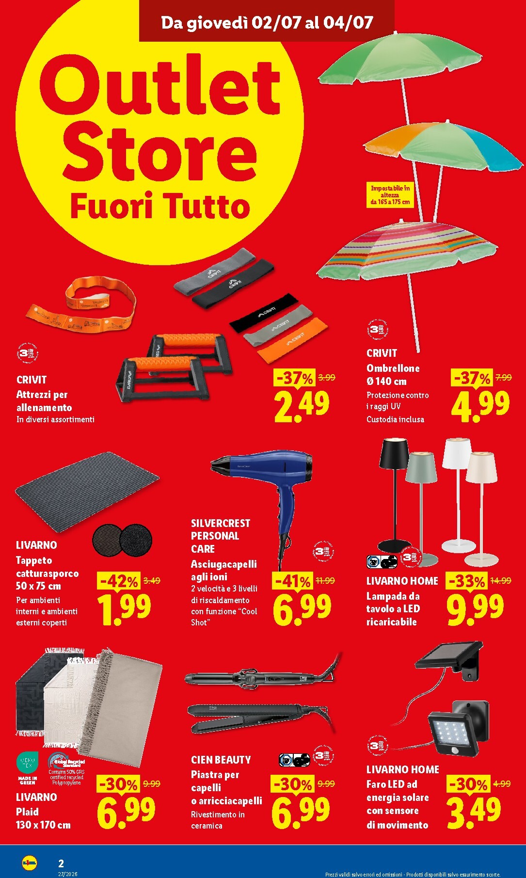 lidl - Volantino Lidl - Outlet Store Alpignano per la prossima settimana dal giovedì 02/07/2026 al sabato 04/07/2026 - page: 2