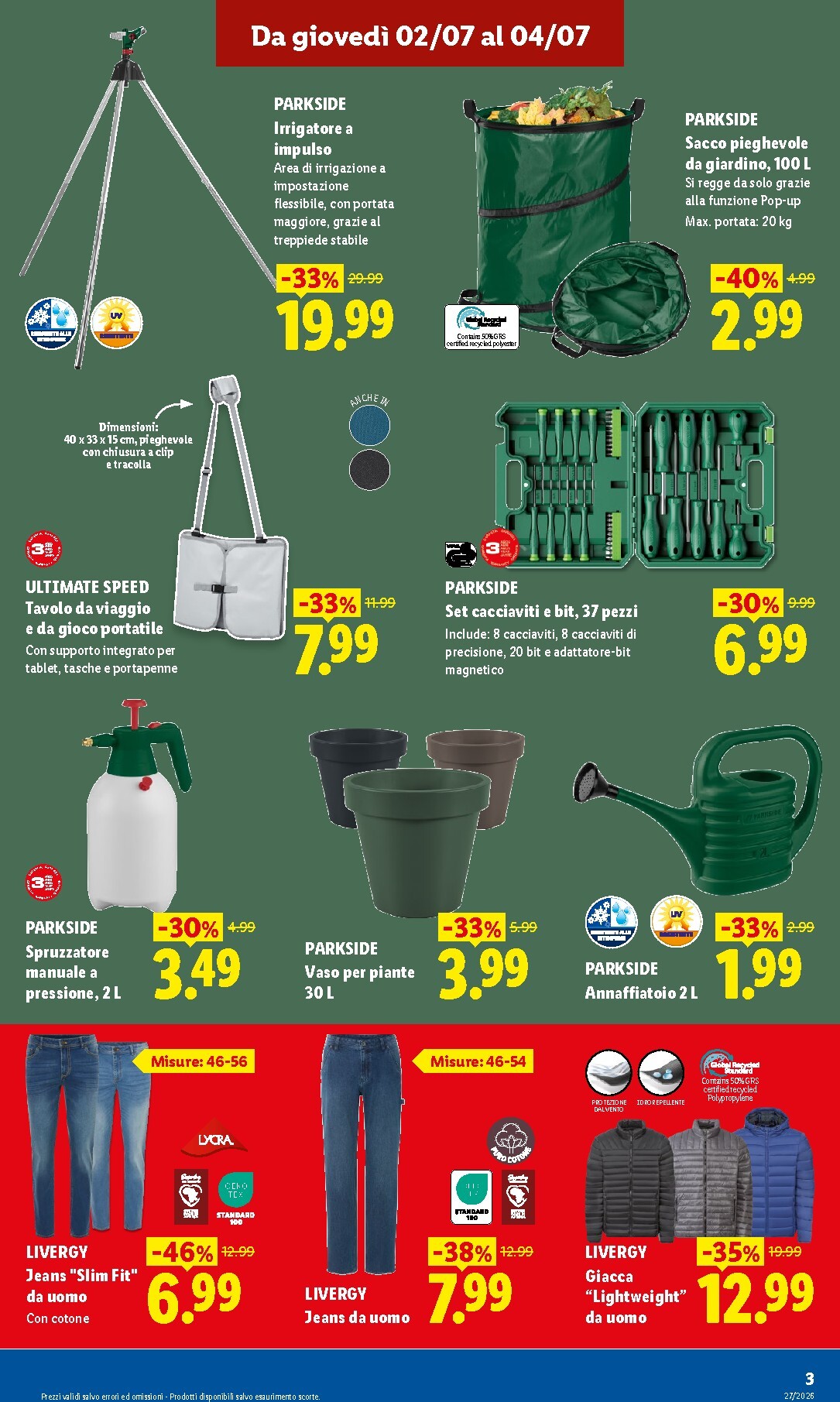 lidl - Volantino Lidl - Outlet Store Alpignano per la prossima settimana dal giovedì 02/07/2026 al sabato 04/07/2026 - page: 3