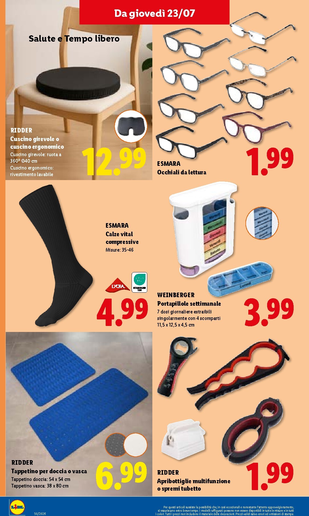 lidl - Volantino Lidl per la prossima settimana dal giovedì 23/07/2026 al mercoledì 29/07/2026 - page: 30