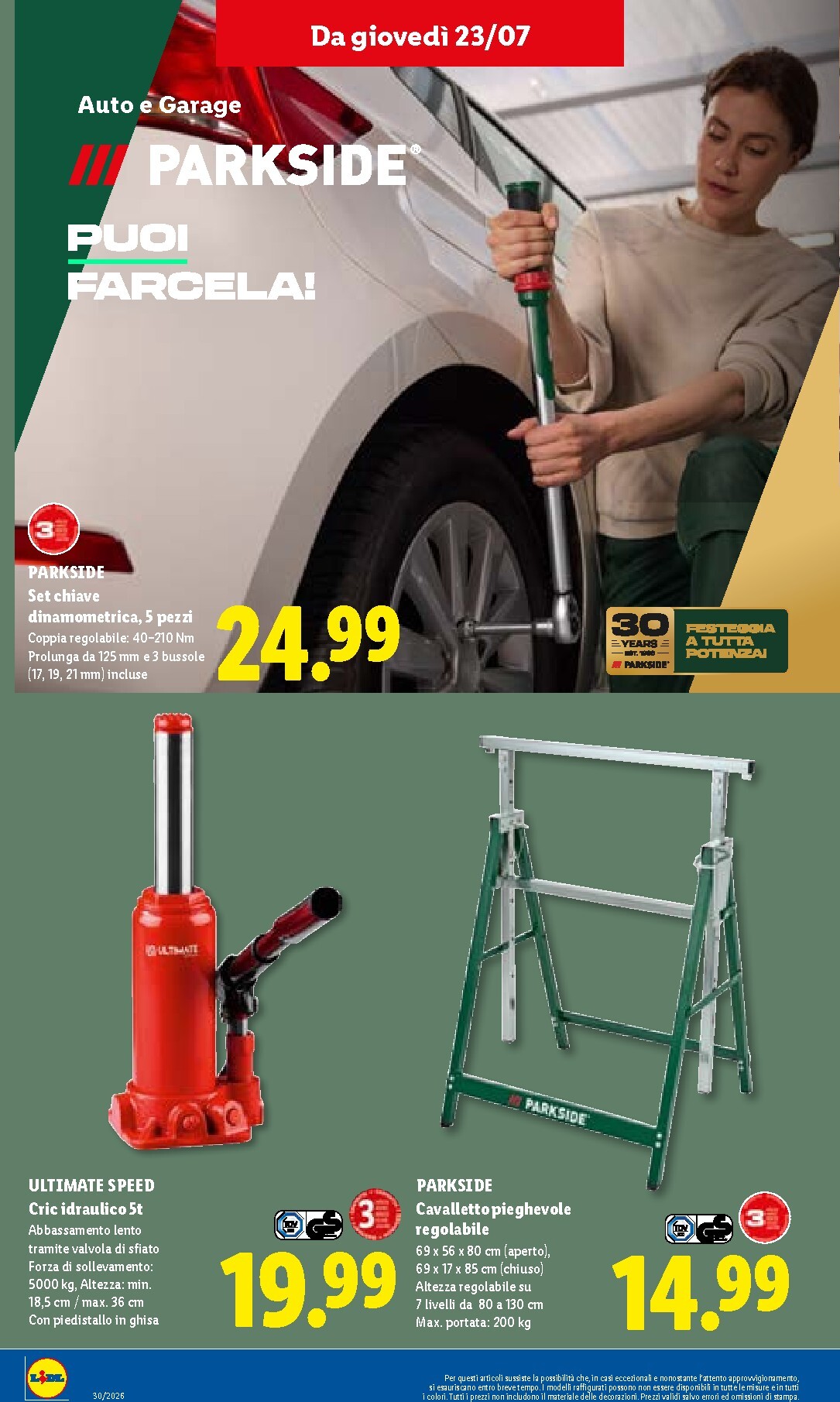 lidl - Volantino Lidl per la prossima settimana dal giovedì 23/07/2026 al mercoledì 29/07/2026 - page: 32