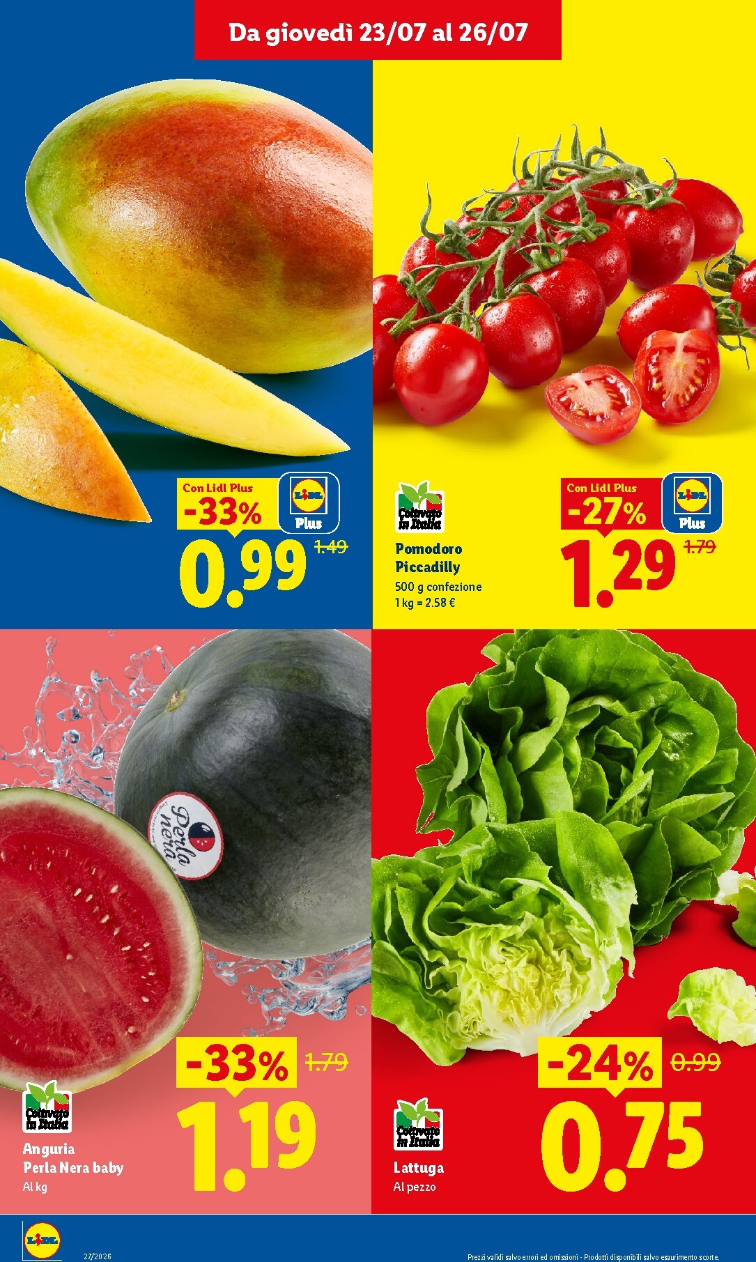 lidl - Volantino Lidl - Fresca e conveniente per la prossima settimana dal giovedì 23/07/2026 al mercoledì 29/07/2026 - page: 2