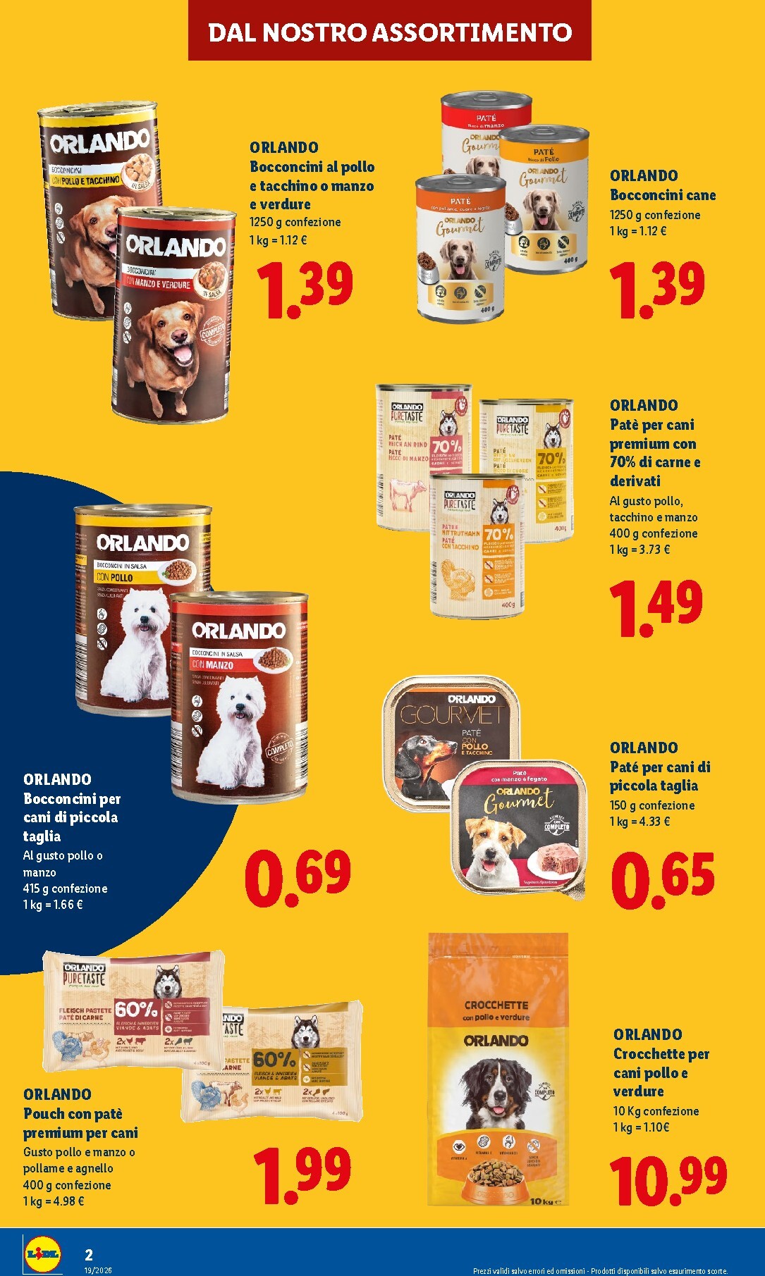 lidl - Volantino attuale di Lidl - Per i tuoi amici a 4 zampe valido dal giovedì 23/07/2026 al mercoledì 29/07/2026 - page: 2