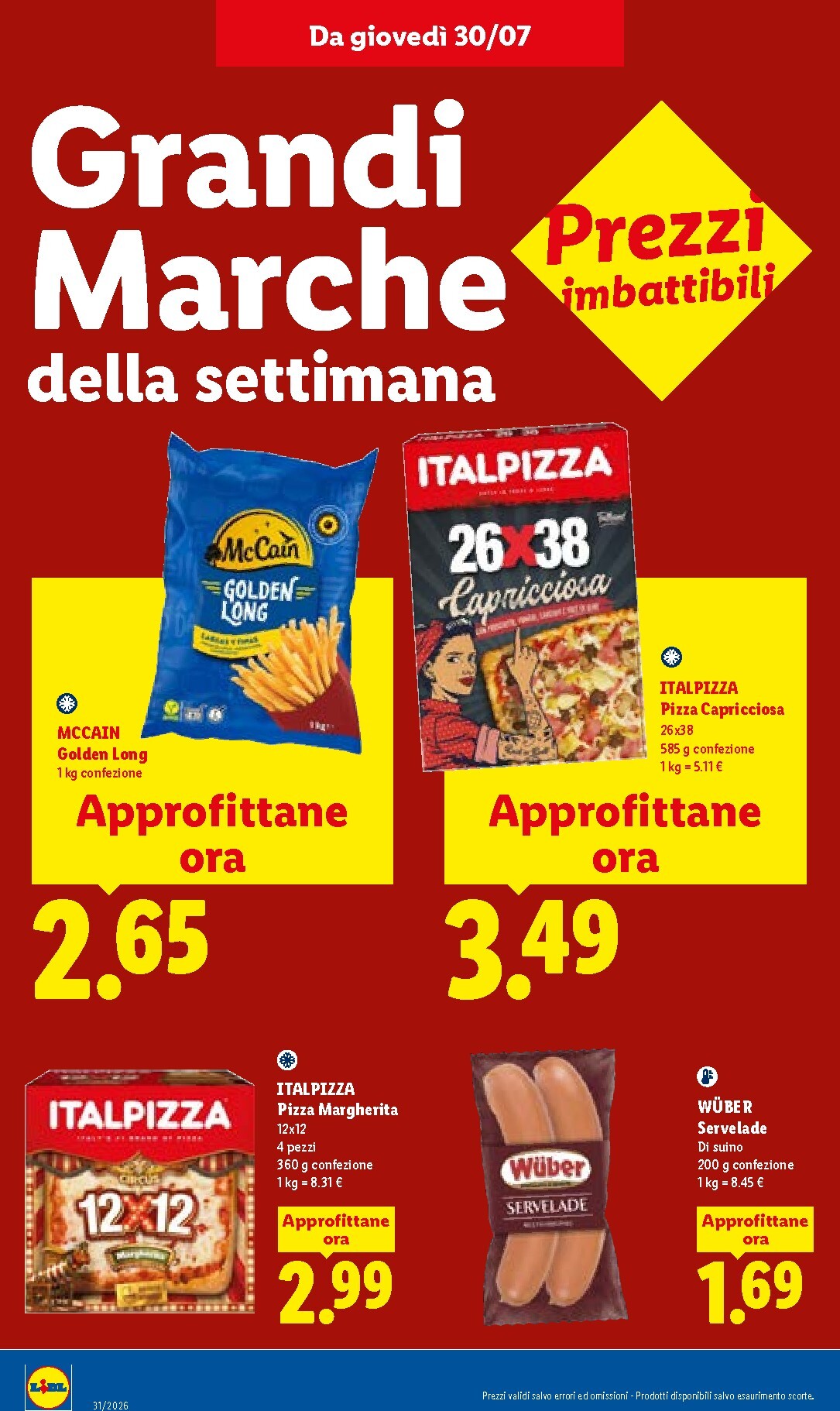lidl - Volantino attuale di Lidl valido dal giovedì 30/07/2026 al mercoledì 05/08/2026 - page: 12