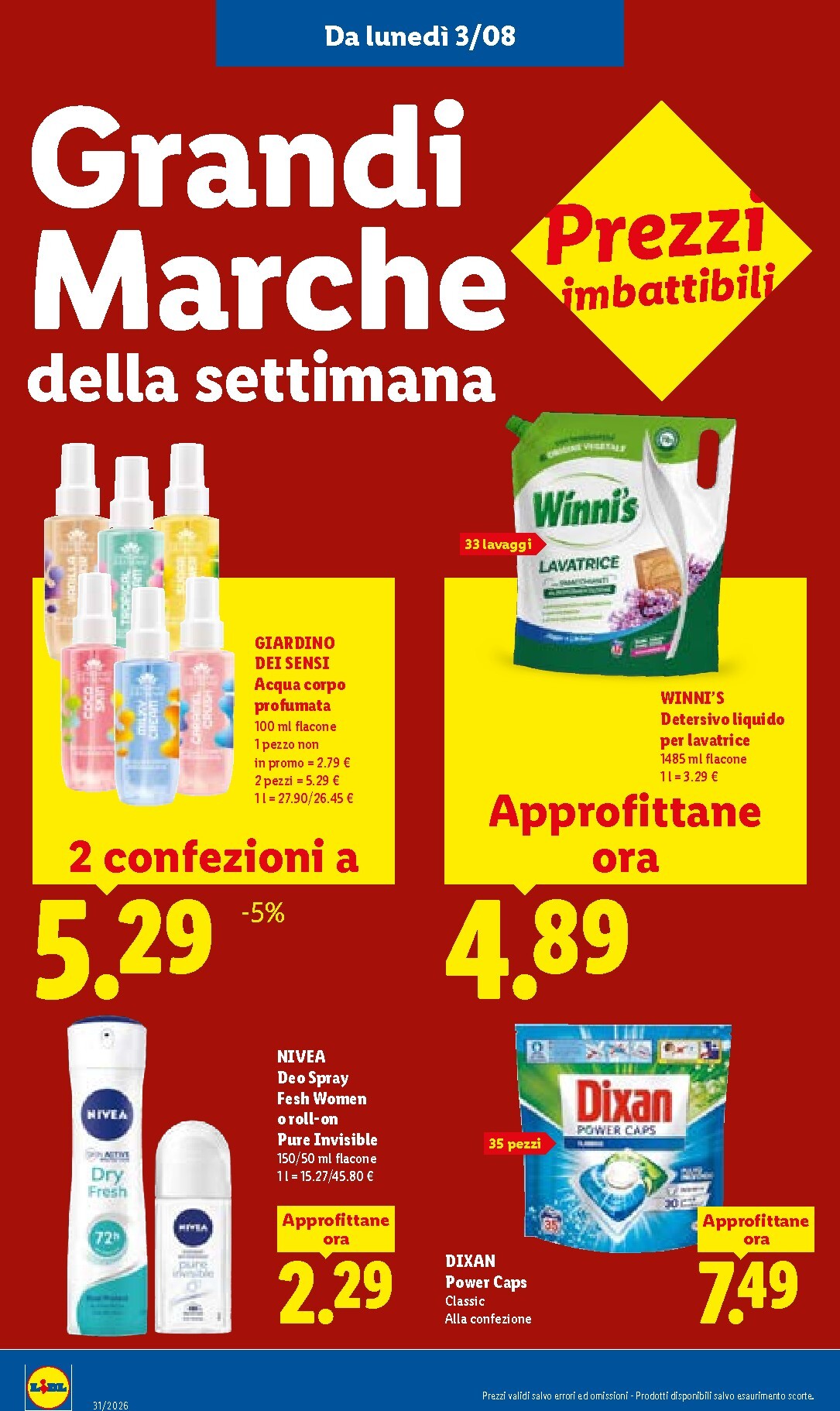 lidl - Volantino attuale di Lidl valido dal giovedì 30/07/2026 al mercoledì 05/08/2026 - page: 44