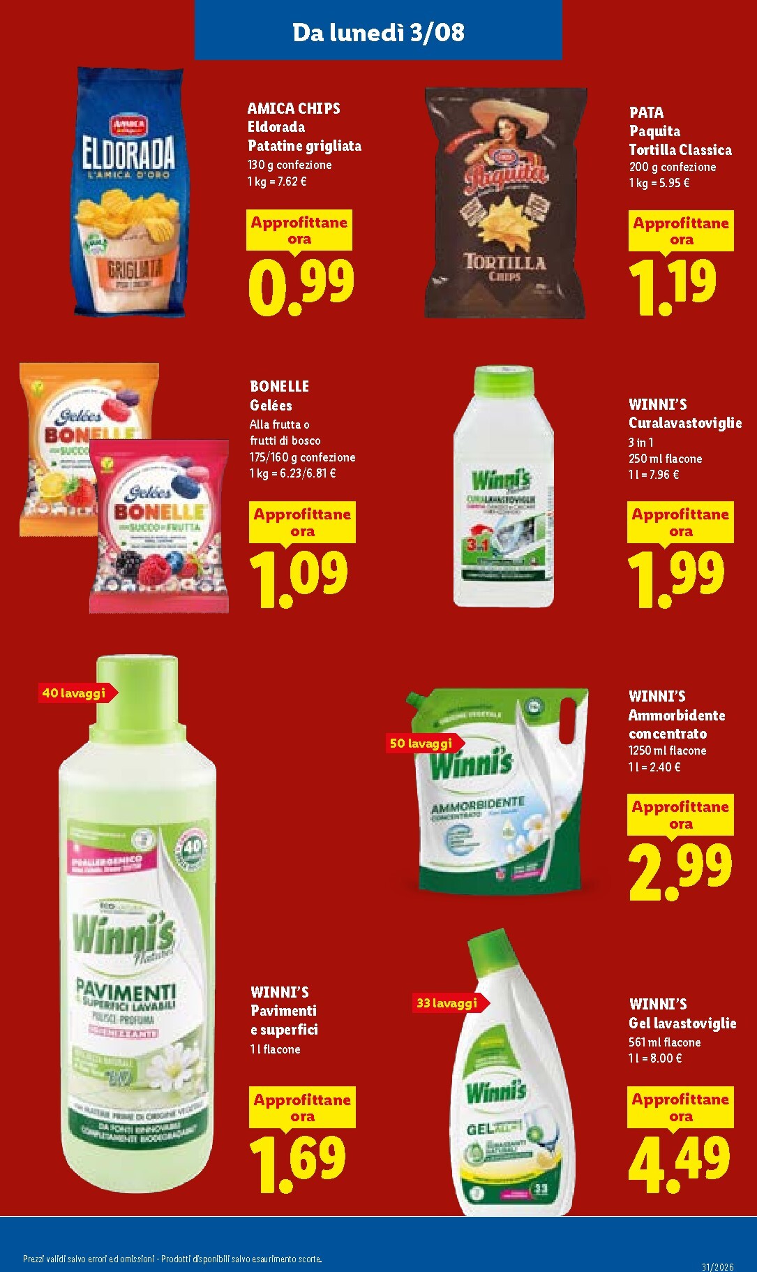 lidl - Volantino attuale di Lidl valido dal giovedì 30/07/2026 al mercoledì 05/08/2026 - page: 45