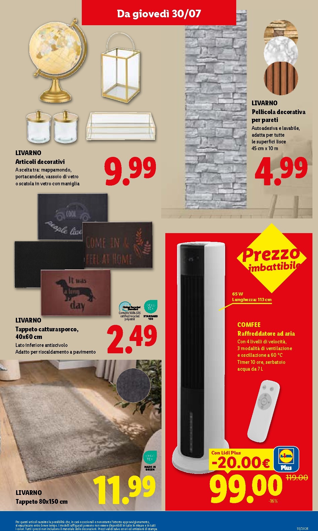 lidl - Volantino attuale di Lidl valido dal giovedì 30/07/2026 al mercoledì 05/08/2026 - page: 29