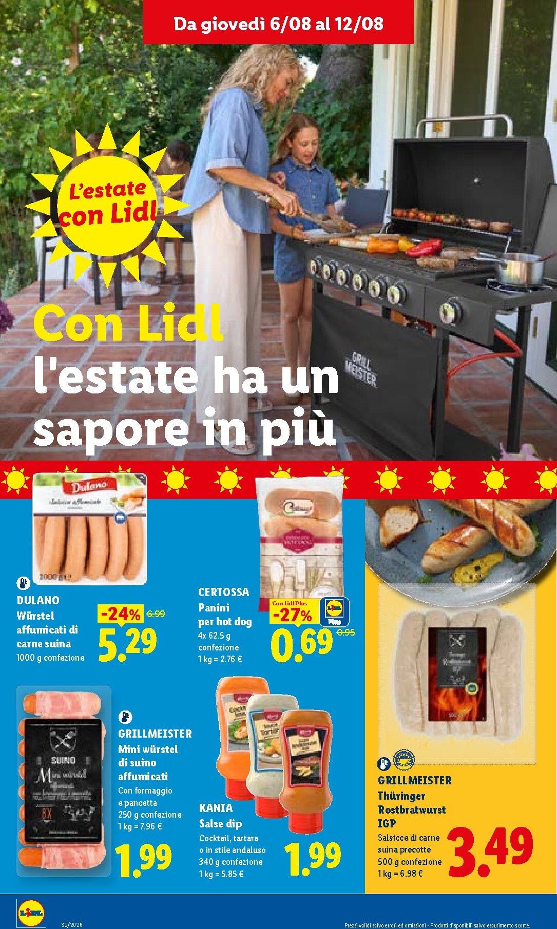 lidl - Volantino Lidl per la prossima settimana dal giovedì 06/08/2026 al mercoledì 12/08/2026 - page: 22