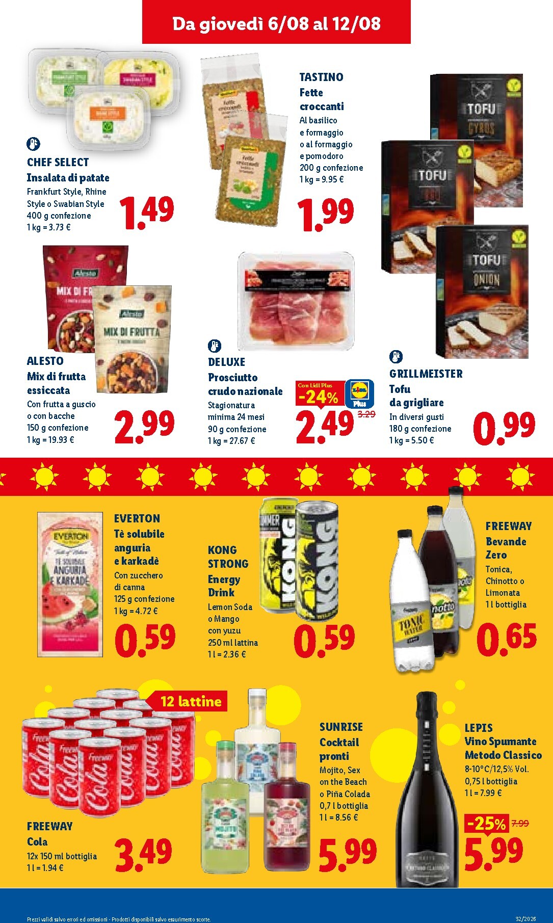 lidl - Volantino Lidl per la prossima settimana dal giovedì 06/08/2026 al mercoledì 12/08/2026 - page: 23