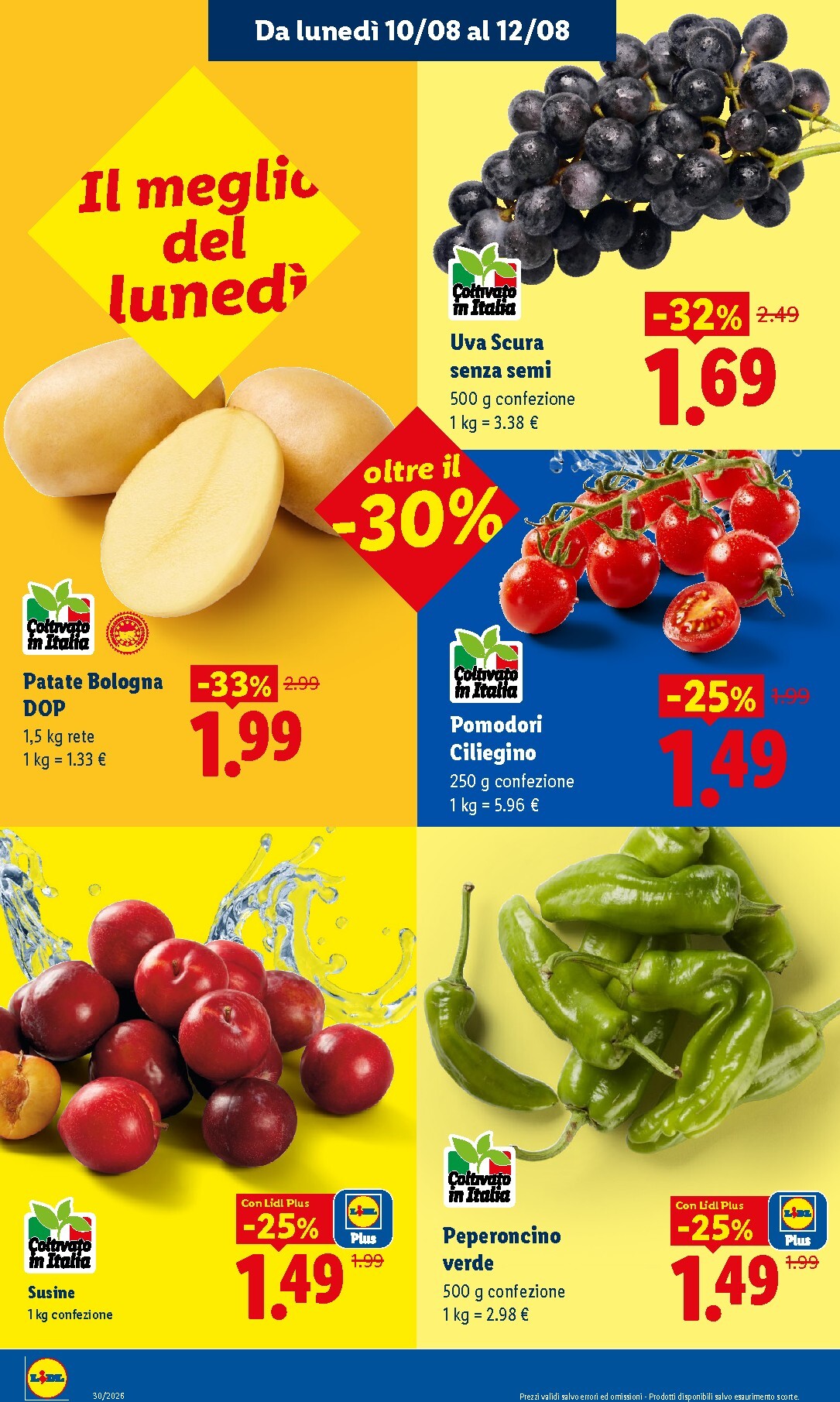 lidl - Volantino Lidl - Fresca e conveniente per la prossima settimana dal giovedì 06/08/2026 al mercoledì 12/08/2026 - page: 6