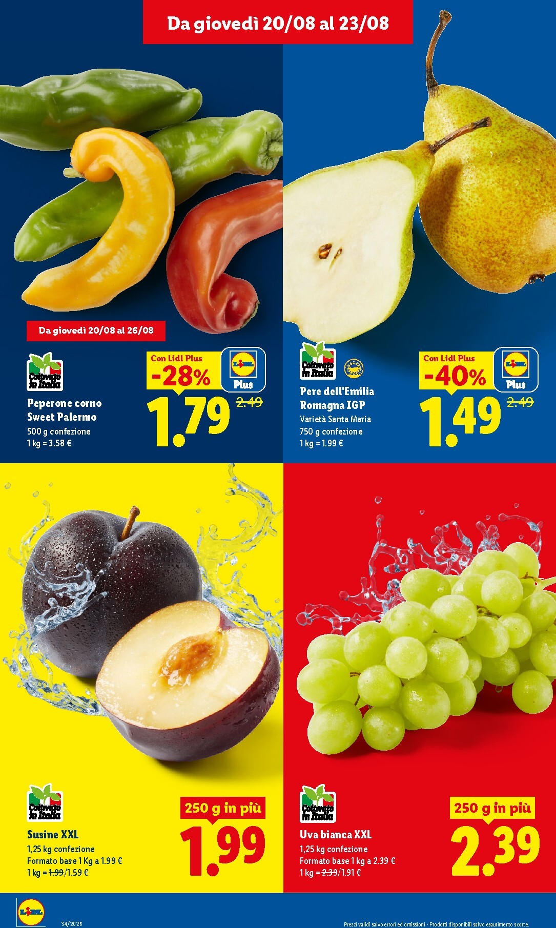 lidl - Volantino Lidl - Fresca e conveniente per la prossima settimana dal giovedì 20/08/2026 al mercoledì 26/08/2026 - page: 2