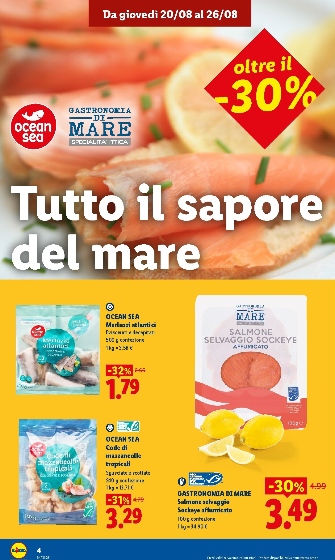 lidl - Volantino Lidl - Nuova apertura Passa a trovarci per la prossima settimana dal giovedì 20/08/2026 al mercoledì 26/08/2026 - page: 4