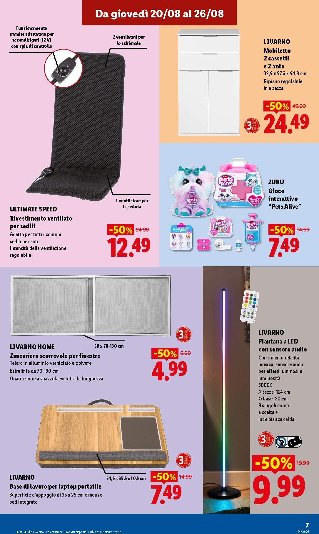 lidl - Volantino Lidl - Nuova apertura Passa a trovarci per la prossima settimana dal giovedì 20/08/2026 al mercoledì 26/08/2026 - page: 7