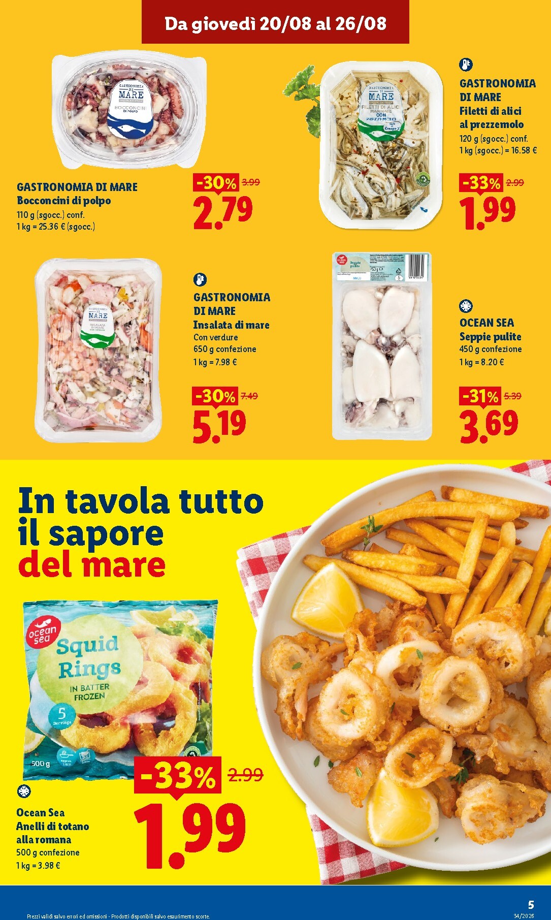 lidl - Volantino Lidl - Nuova apertura Passa a trovarci per la prossima settimana dal giovedì 20/08/2026 al mercoledì 26/08/2026 - page: 5