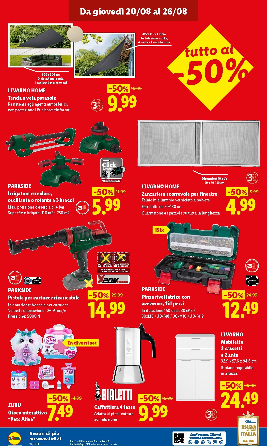 lidl - Volantino Lidl - Offerte Speciali Calcinaia per la prossima settimana dal giovedì 20/08/2026 al mercoledì 26/08/2026 - page: 4
