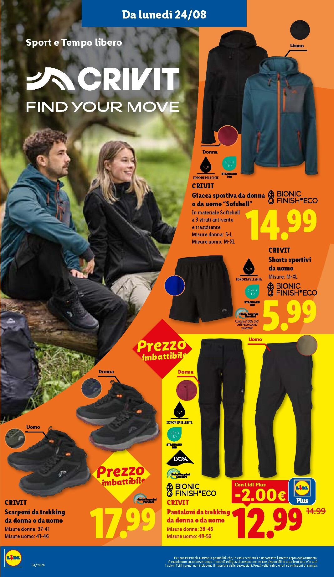 lidl - Volantino Lidl per la prossima settimana dal giovedì 20/08/2026 al mercoledì 26/08/2026 - page: 34
