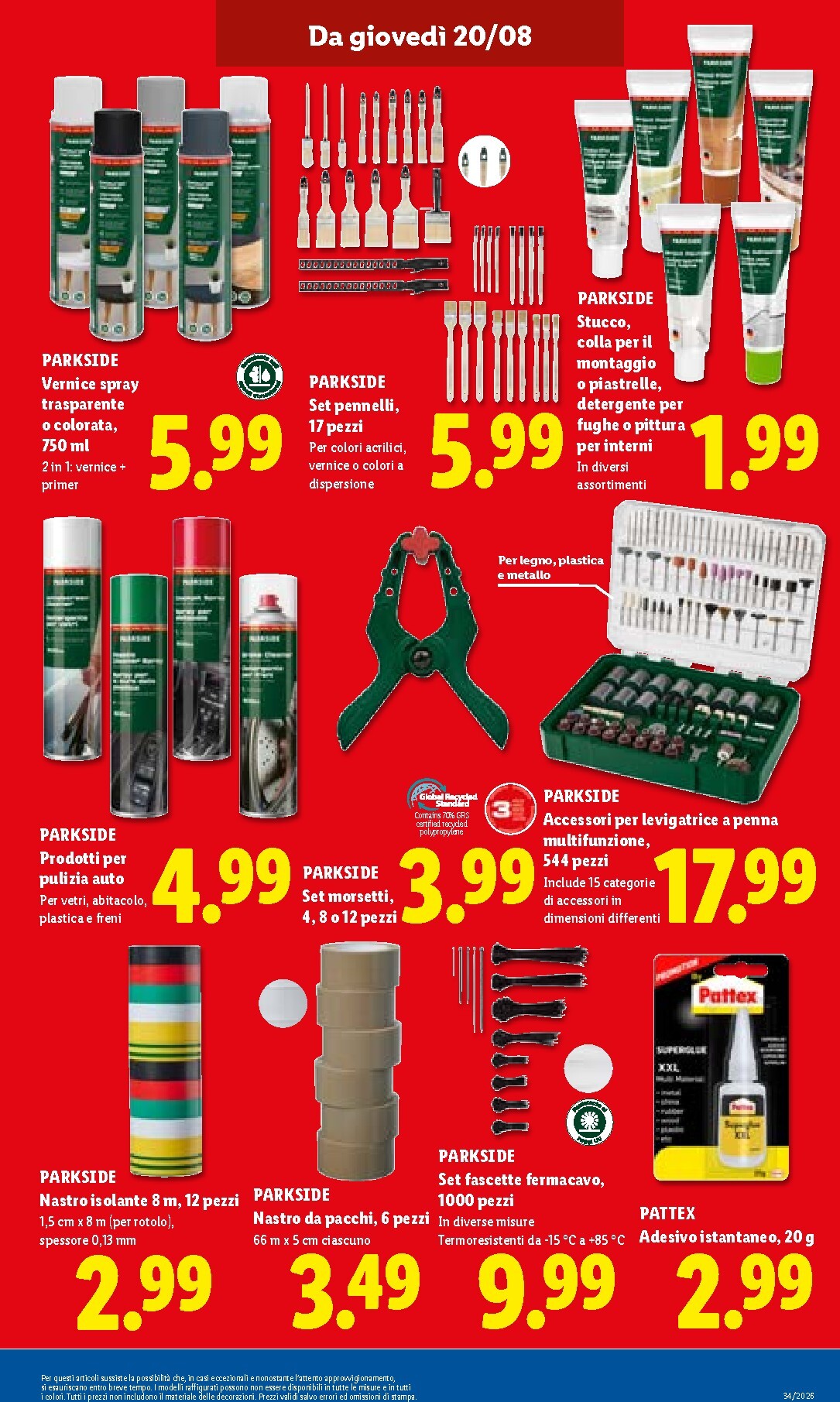 lidl - Volantino Lidl per la prossima settimana dal giovedì 20/08/2026 al mercoledì 26/08/2026 - page: 23