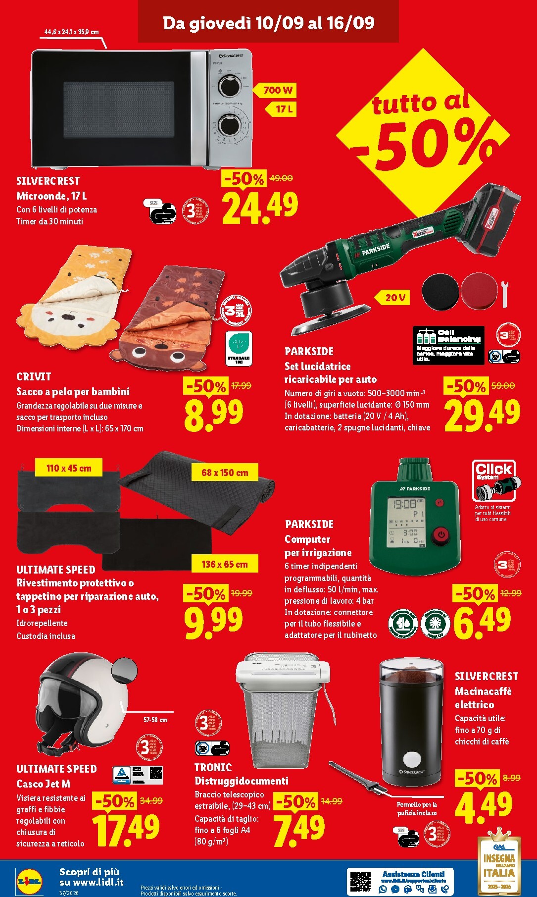 lidl - Volantino Lidl - Offerte Speciali per la prossima settimana dal giovedì 10/09/2026 al mercoledì 16/09/2026 - page: 4