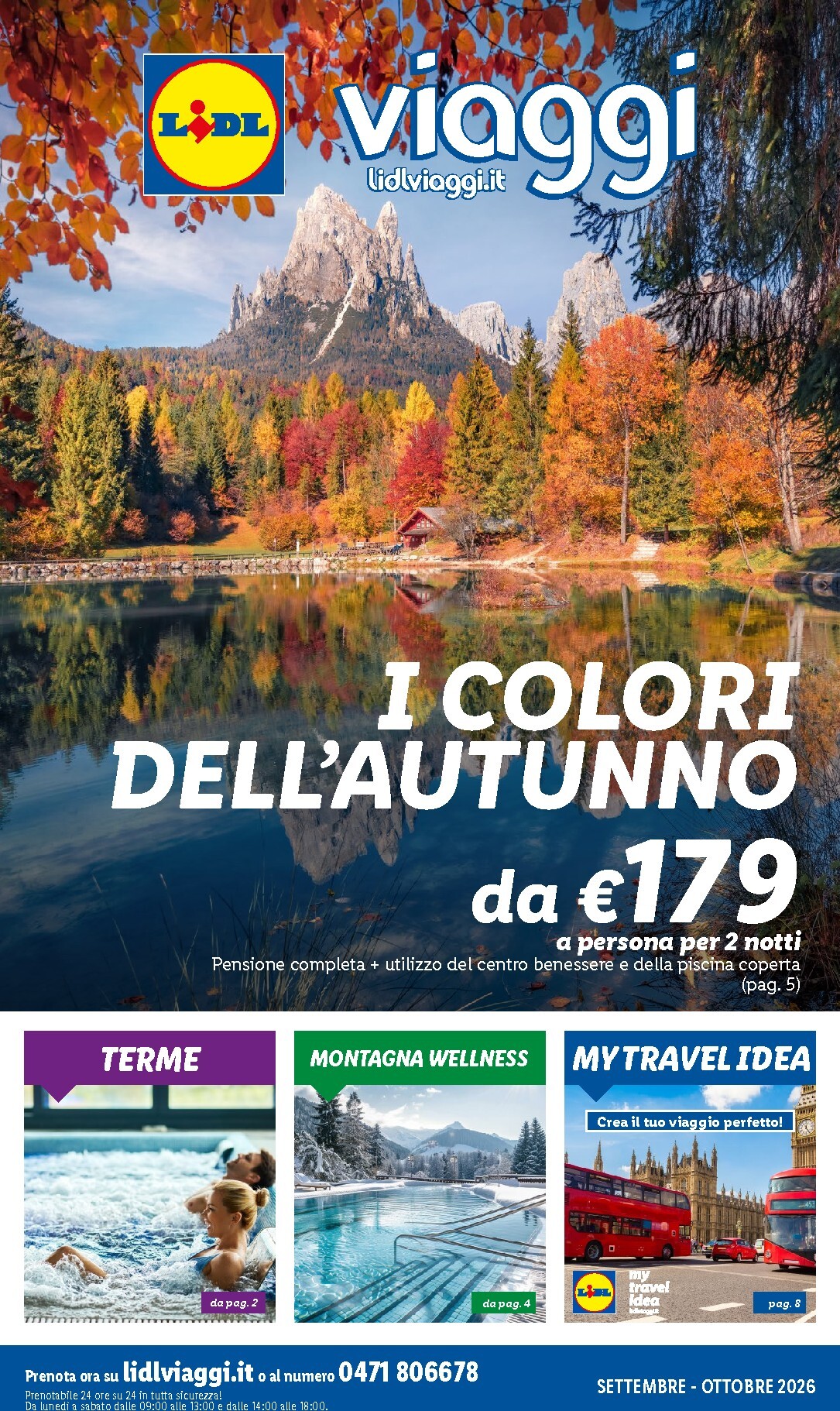 lidl - Volantino attuale di Lidl - Viaggi valido dal lunedì 07/09/2026 al sabato 31/10/2026