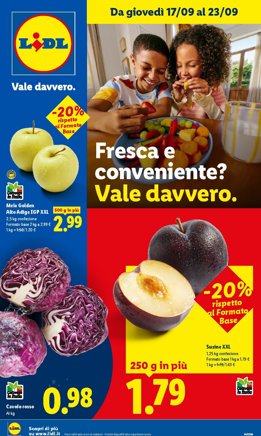 lidl - Volantino futuro Lidl - Fresca e conveniente valido dal giovedì 17/09/2026 al mercoledì 23/09/2026