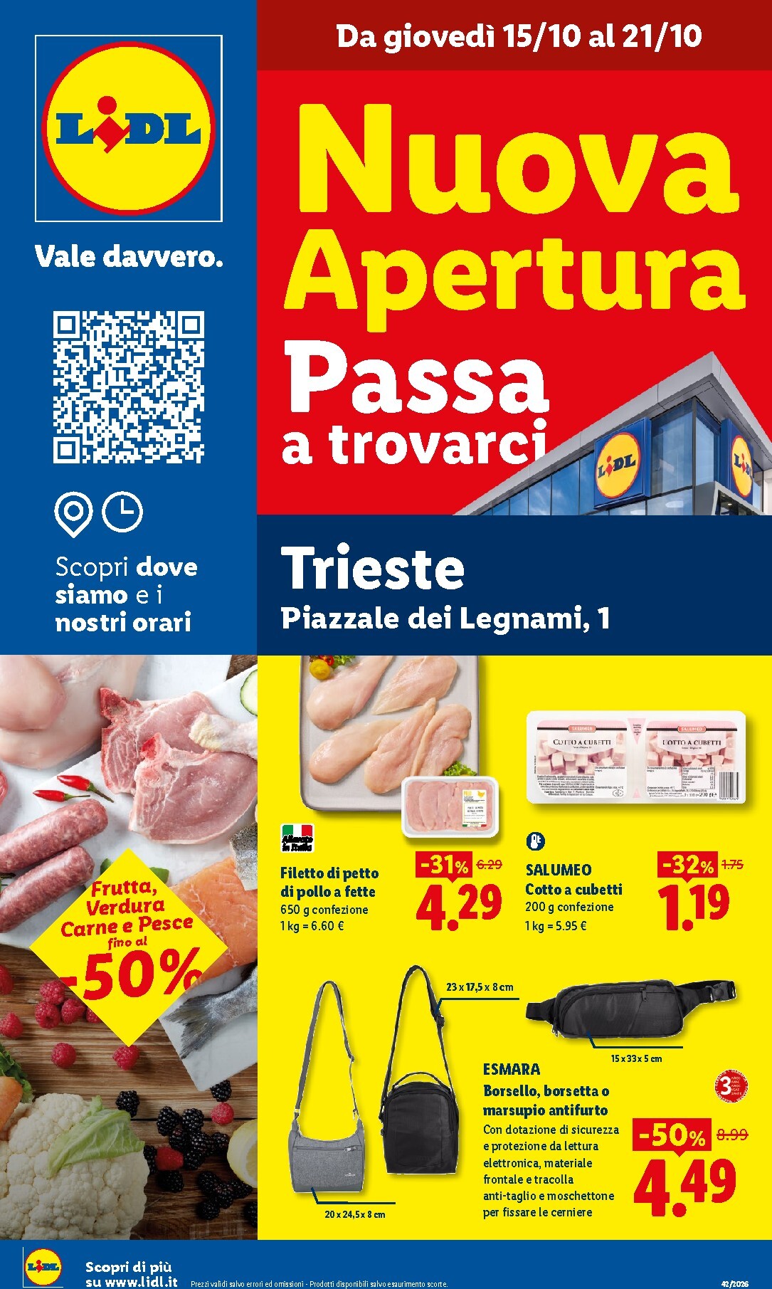 lidl - Volantino futuro Lidl - Trieste valido dal giovedì 15/10/2026 al mercoledì 21/10/2026