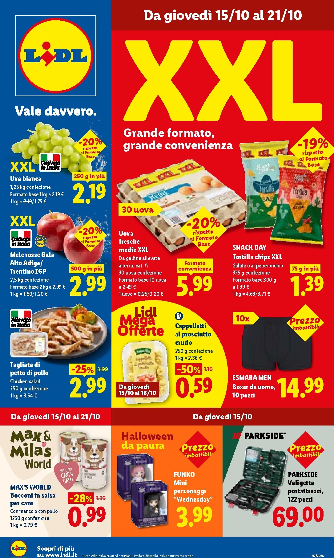 lidl - Volantino attuale di Lidl valido dal giovedì 15/10/2026 al mercoledì 21/10/2026 - page: 1