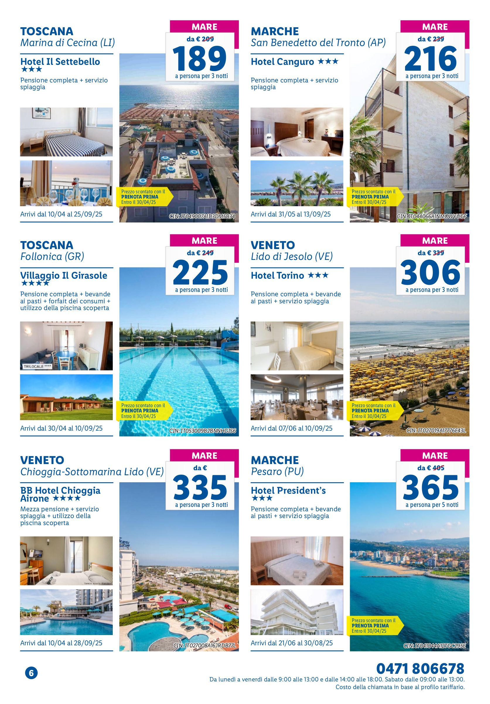 lidl - Volantino Lidl - Viaggi valido dal 01/04 al 30/04 - page: 6