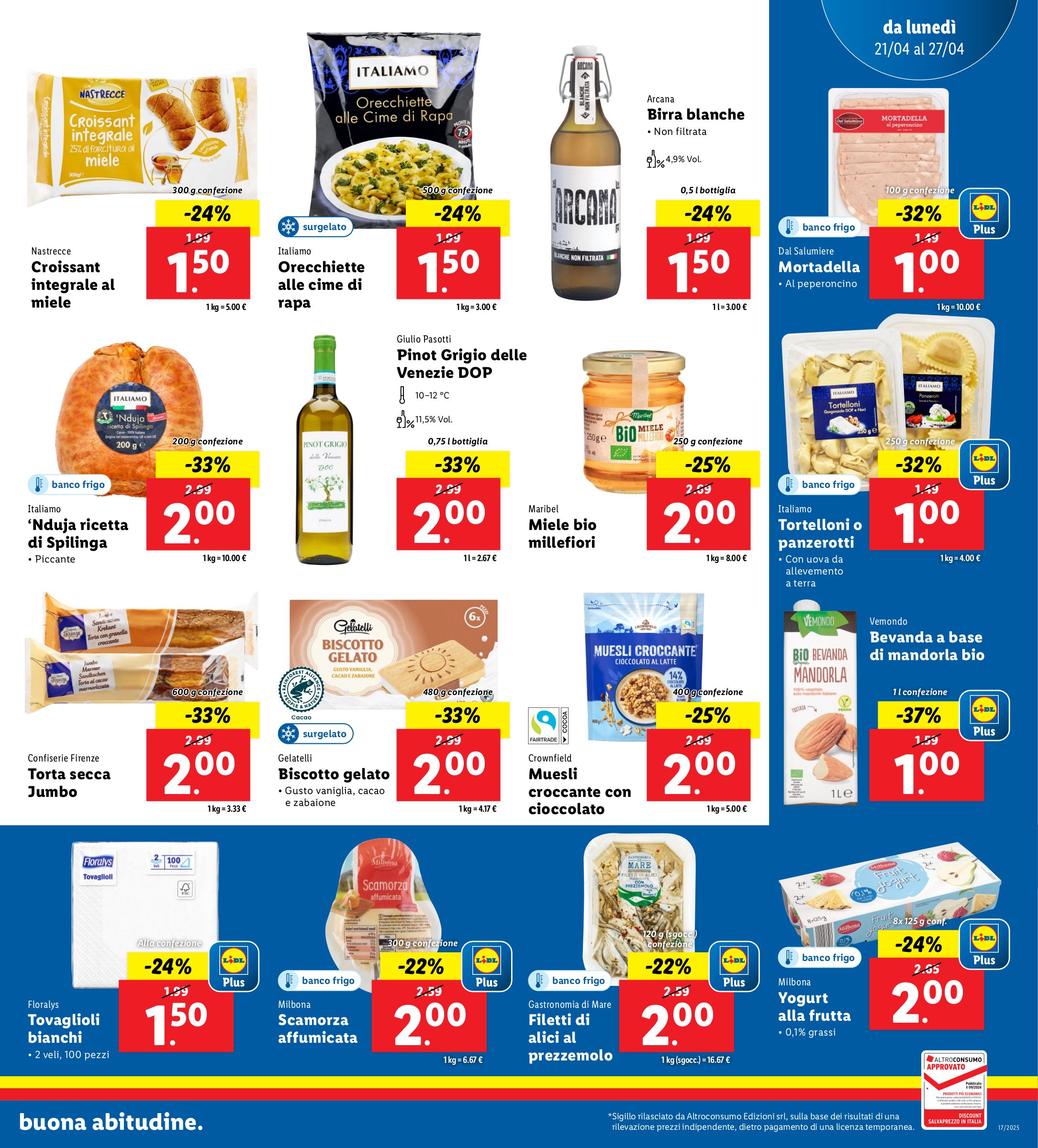 lidl - Volantino Lidl valido dal 21/04 al 27/04 - page: 9 lidl - Volantino Lidl valido dal 21/04 al 27/04 - page: 9
