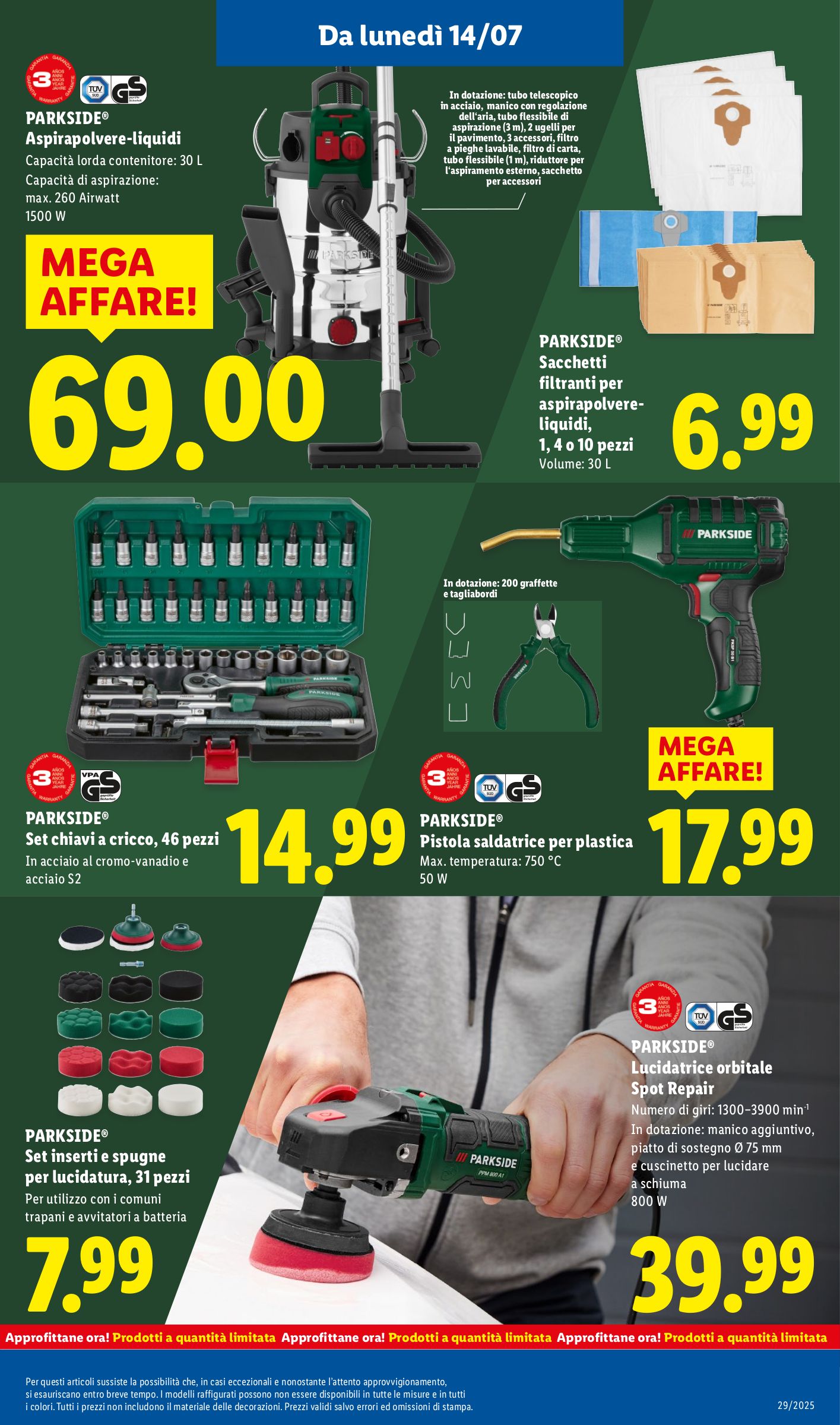 lidl - Volantino Lidl valido dal 14/07 al 20/07 - page: 29 lidl - Volantino Lidl valido dal 14/07 al 20/07 - page: 29