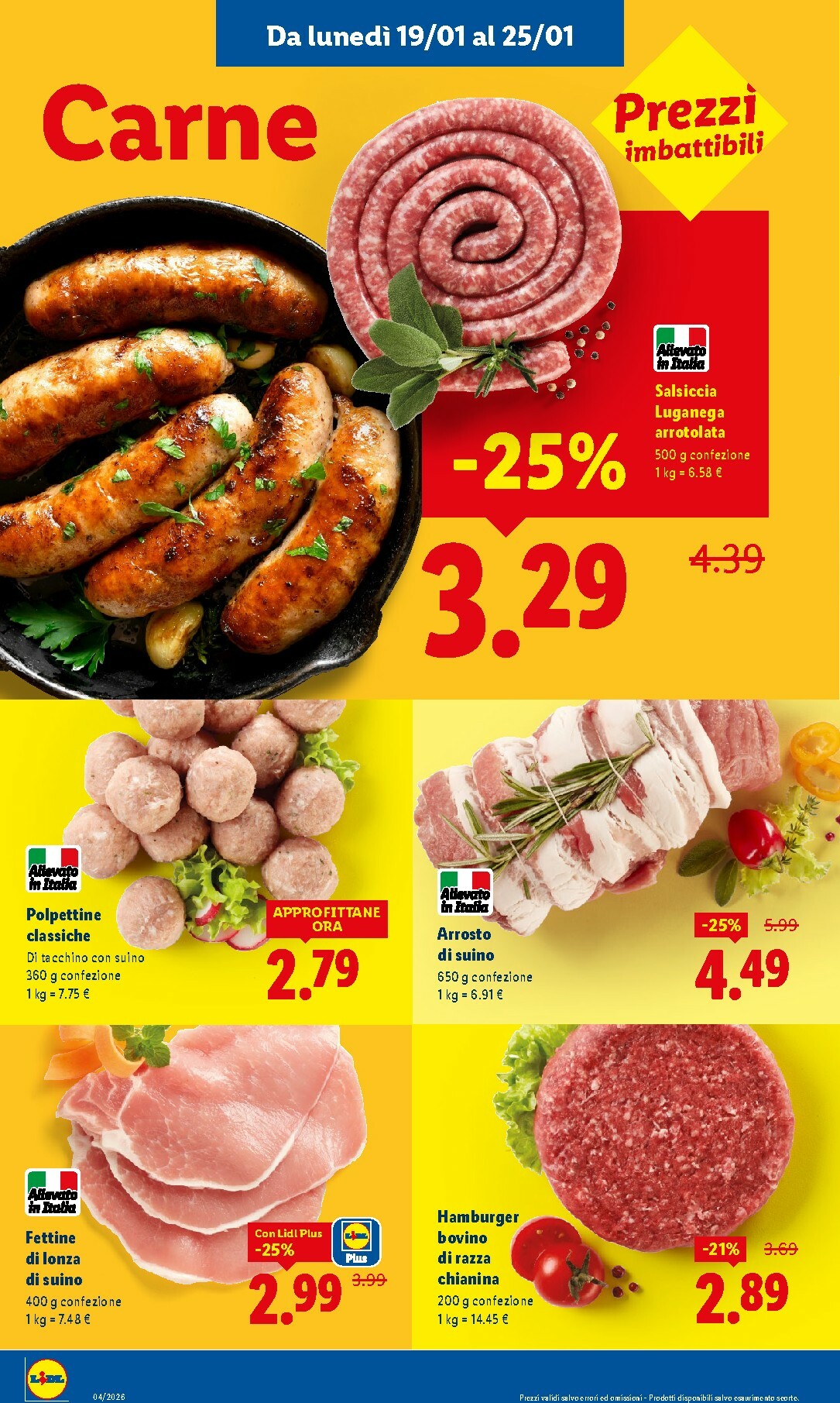 lidl - Volantino Lidl valido dal 19/01 al 25/01 - page: 4
