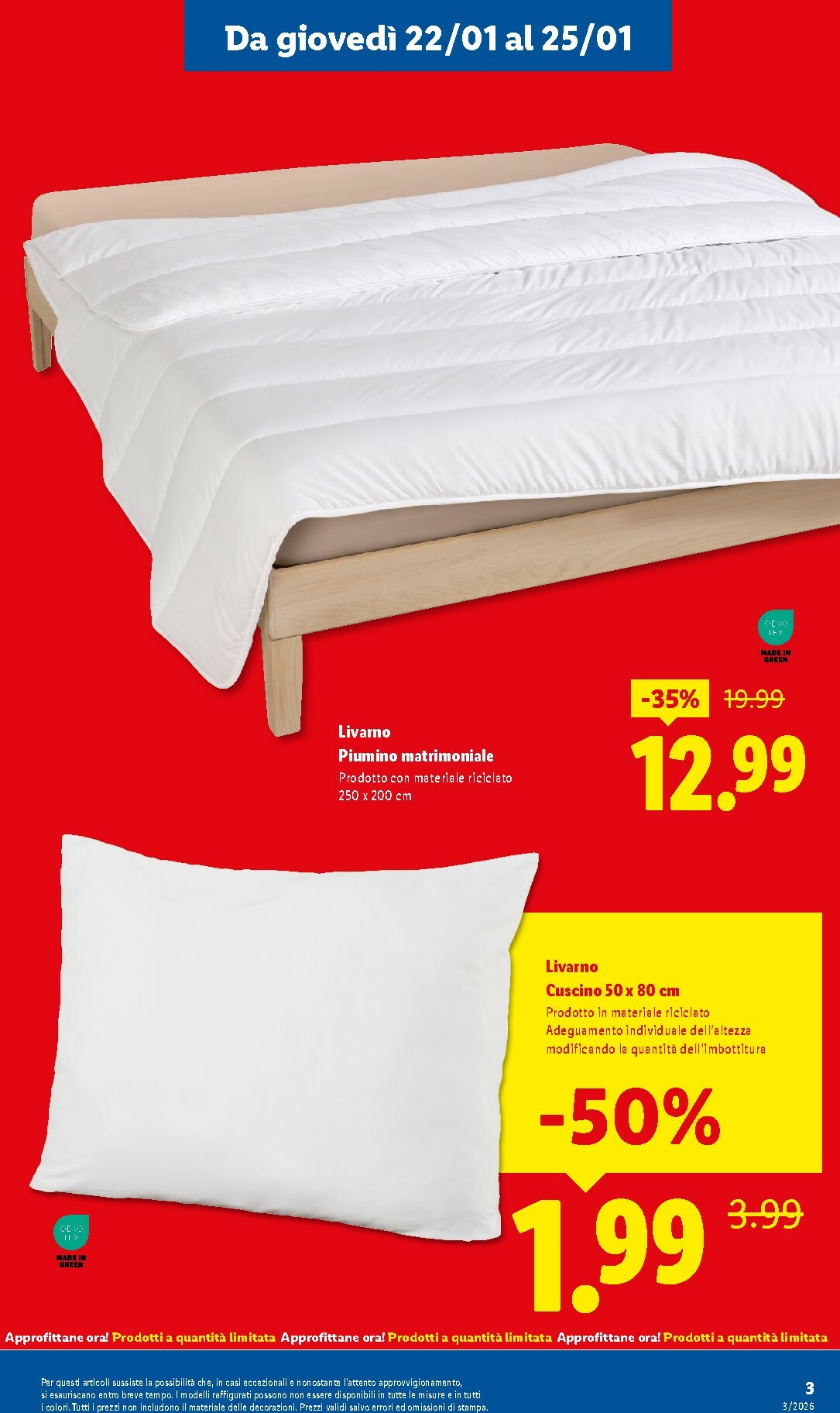 lidl - Volantino Lidl - Mega Affari valido dal 22/01 al 25/01 - page: 3