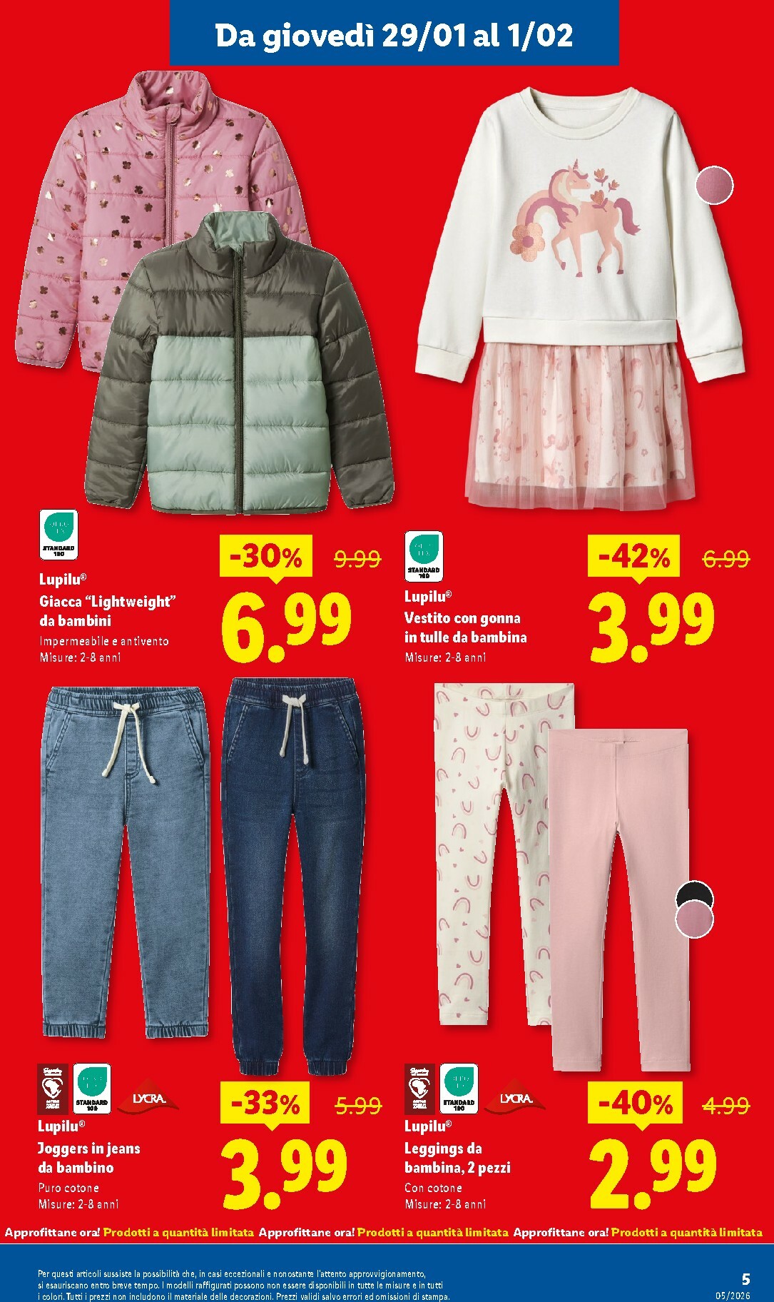 lidl - Volantino Lidl - Mega Affari valido dal 29/01 al 01/02 - page: 5