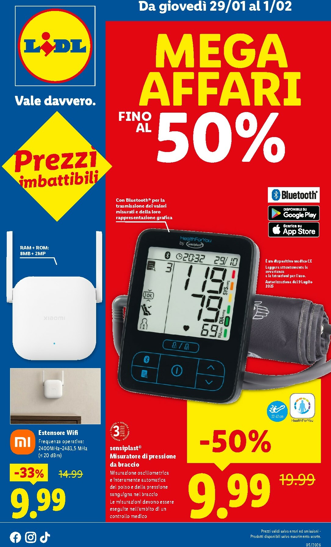 lidl - Volantino Lidl - Mega Affari valido dal 29/01 al 01/02