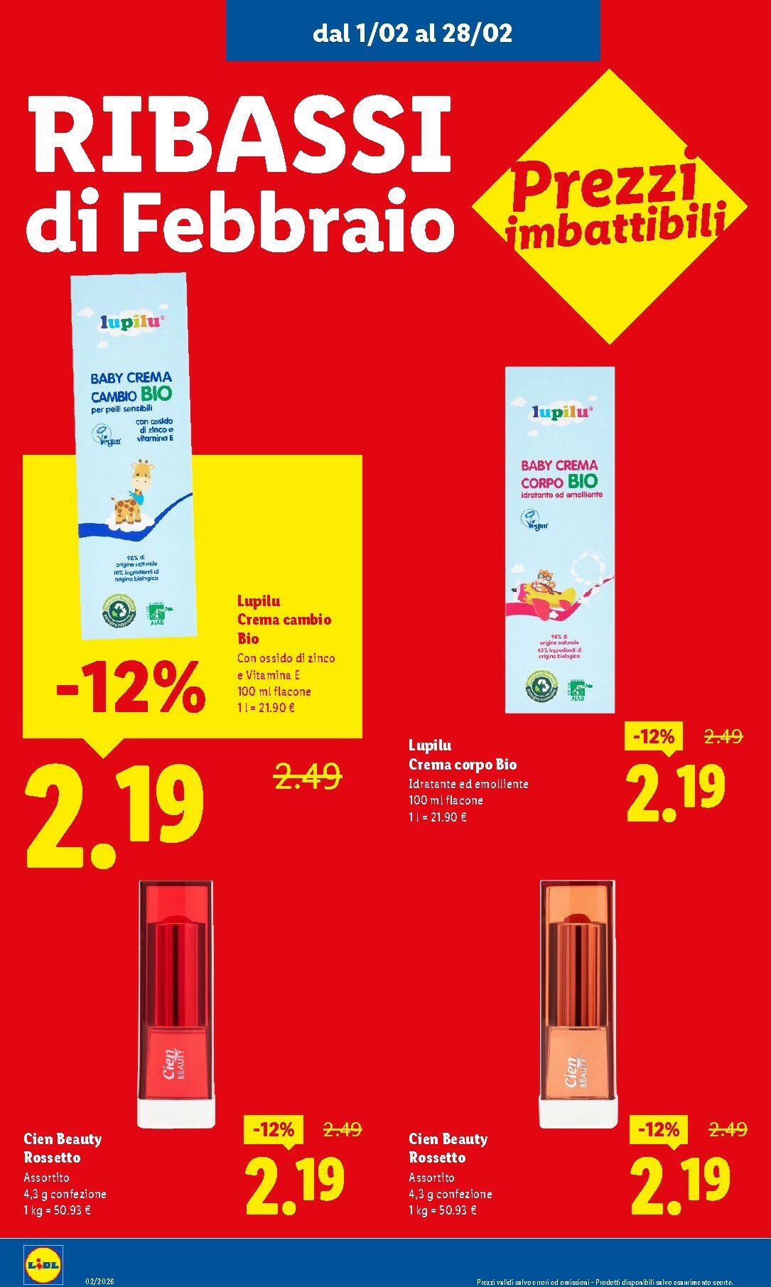 lidl - Volantino Lidl - Febbraio valido dal 01/02 al 28/02 - page: 14