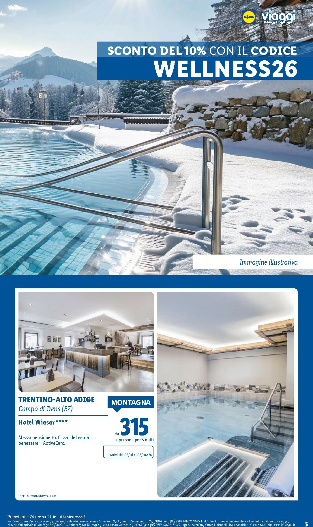 lidl - Volantino Lidl - Viaggi valido dal 22/12/2025 al 28/02/2026 - page: 5