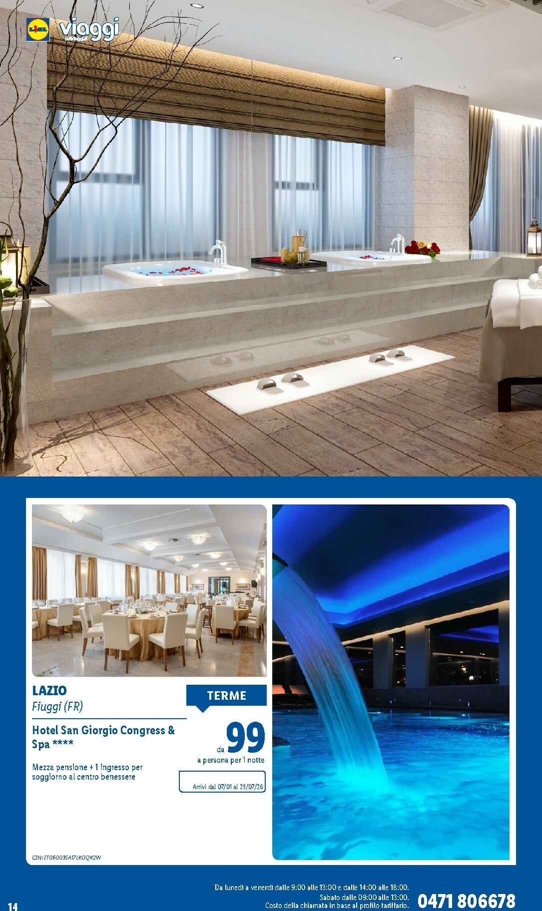 lidl - Volantino Lidl - Viaggi valido dal 22/12/2025 al 28/02/2026 - page: 14