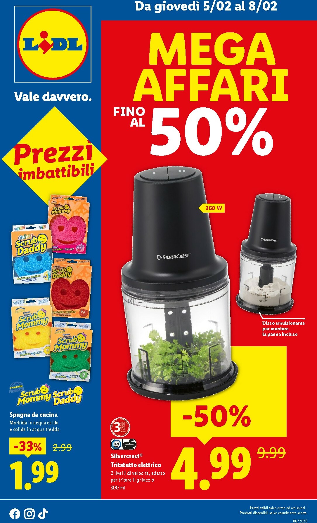 lidl - Volantino Lidl - Mega Affari valido dal 05/02/2026 al 08/02/2026