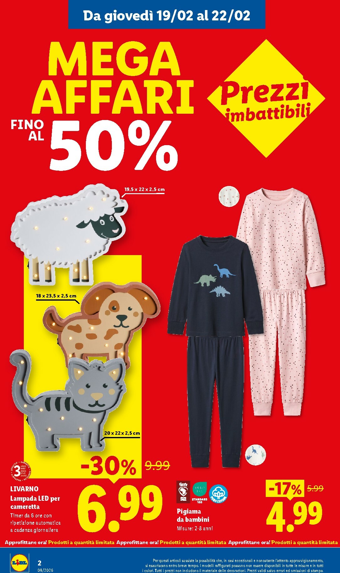 lidl - Volantino Lidl - Mega Affari valido dal 19/02/2026 al 22/02/2026 - page: 2