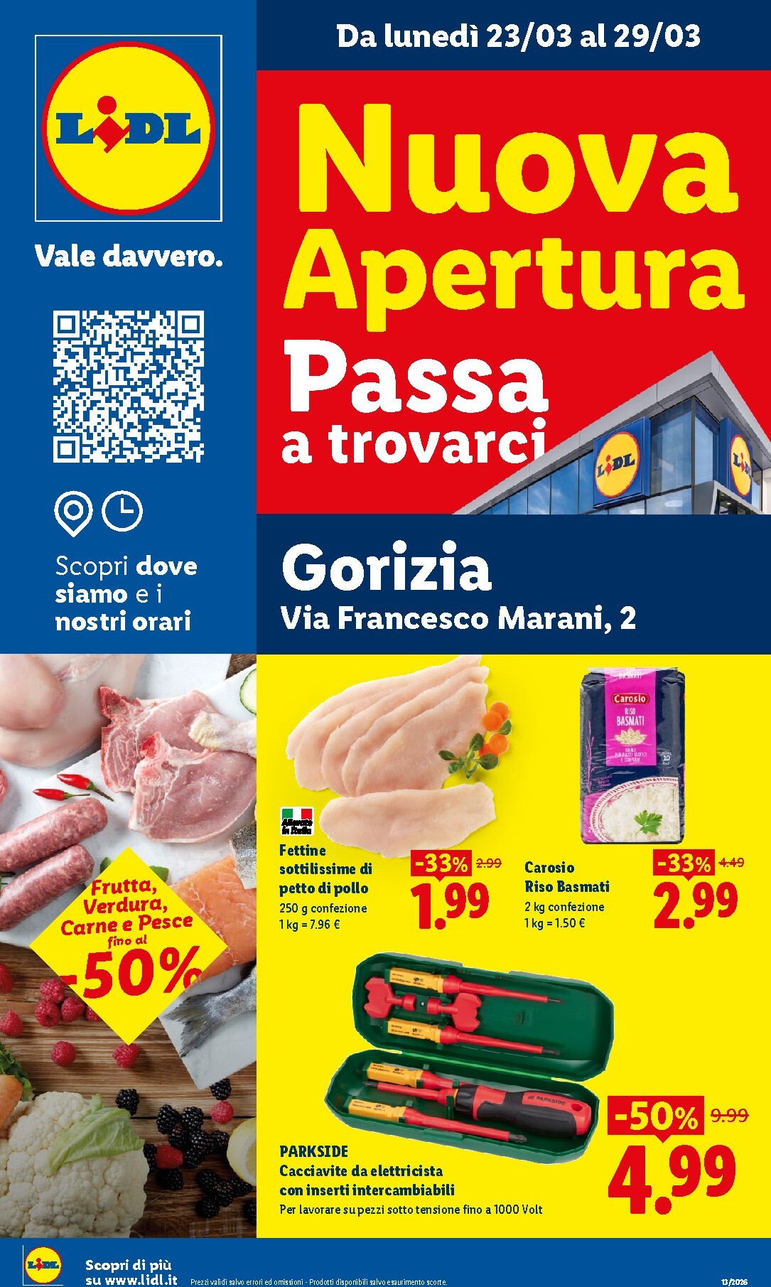 lidl - Volantino Lidl - Nuova apertura Gorizia valido dal 23/03/2026 al 29/03/2026