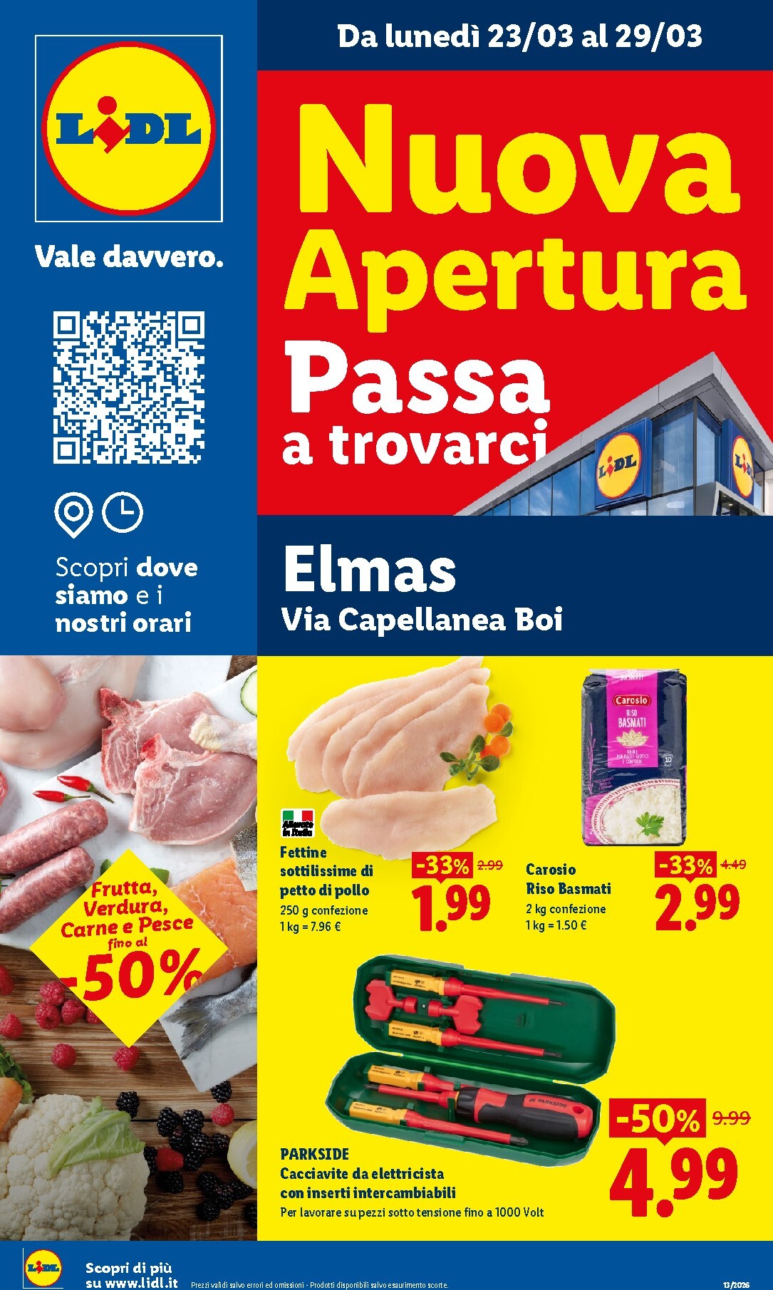lidl - Volantino Lidl - Nuova apertura Elmas valido dal 23/03/2026 al 29/03/2026